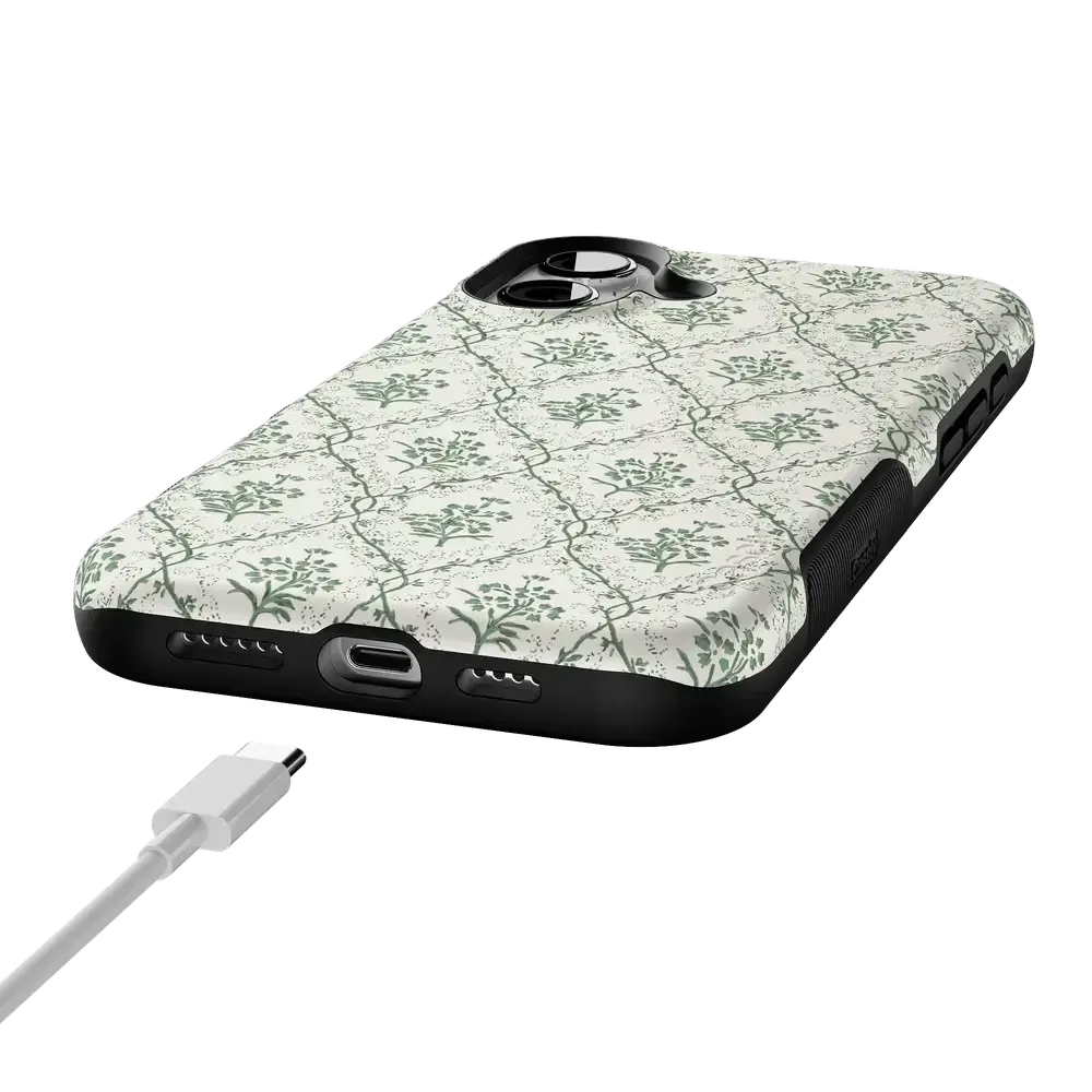 Sage Tapestry | Floral Vines Case