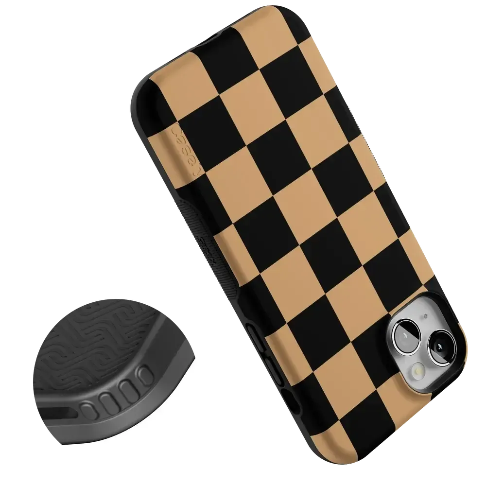 Fit Check | Black & Brown Checkerboard Case