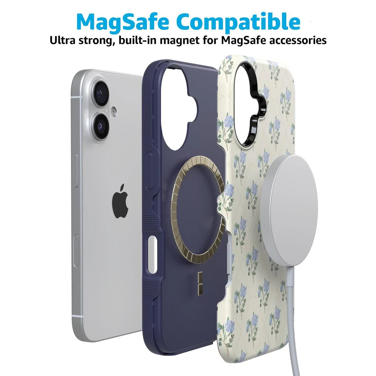 Vintage Garden | Blue Hydrangea Case