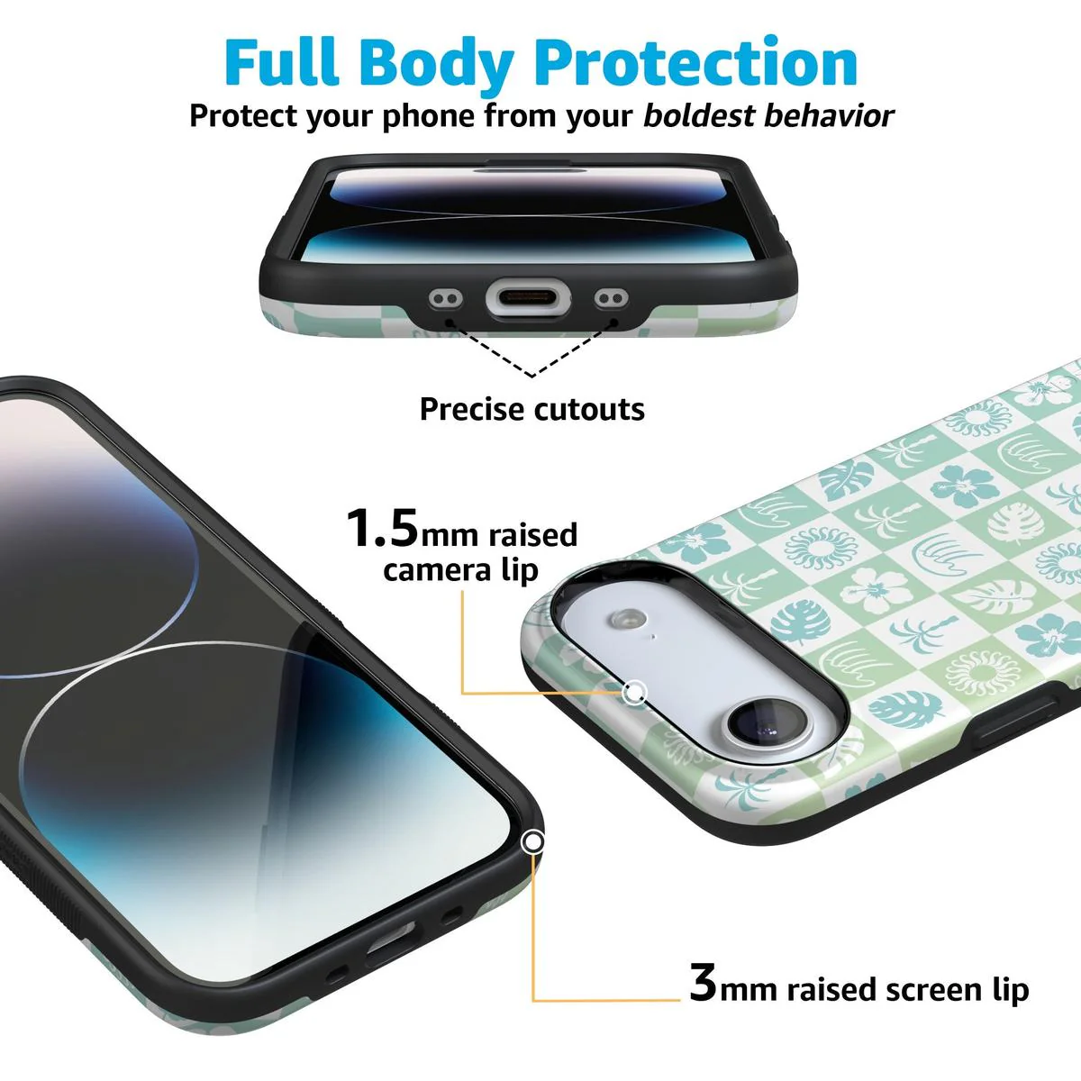 Coastal Checkers | Pura Vida Case