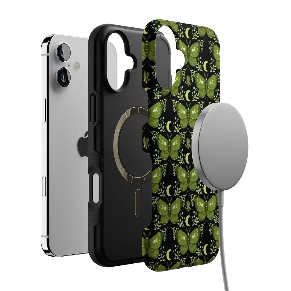 Mystic Moths | Green Twilight Case