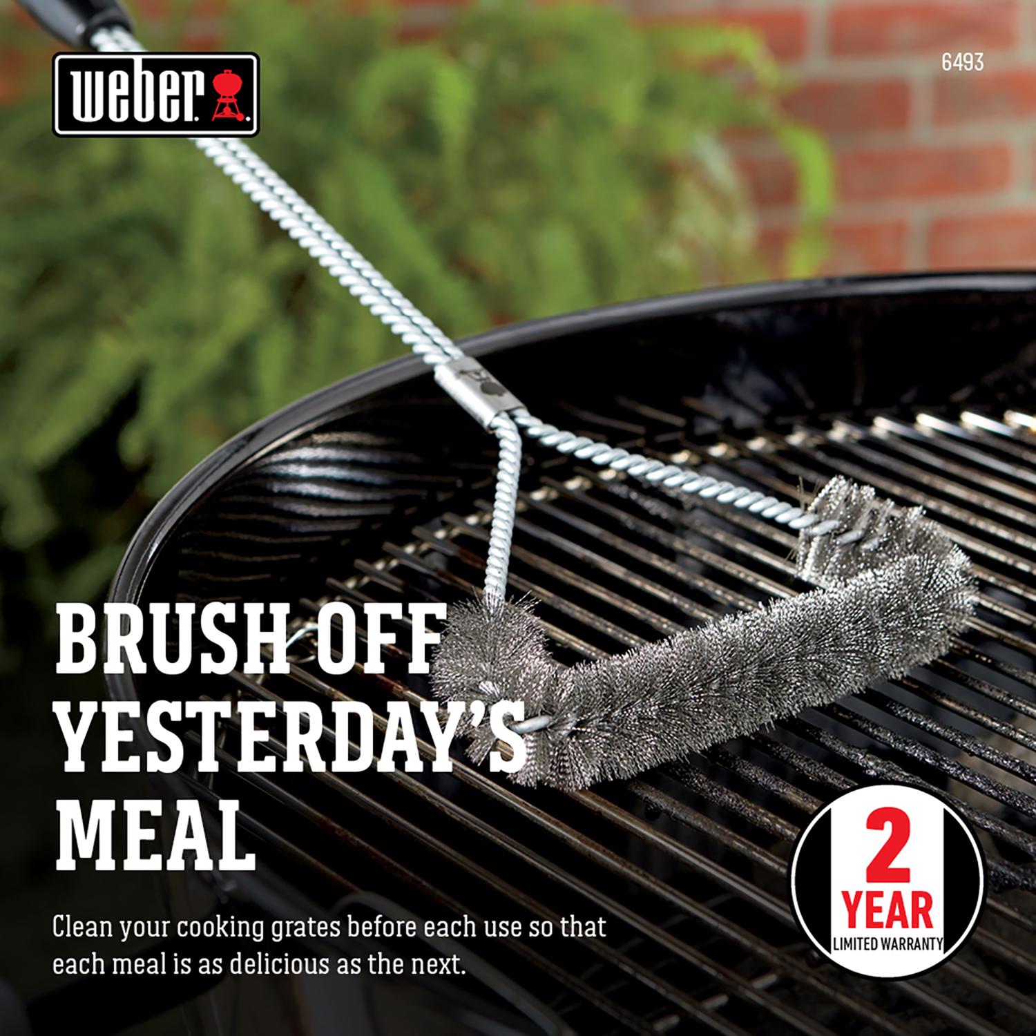 Weber Grill Brush 1.09 in. H X 21 in. L X 7.09 in. W 1 pk