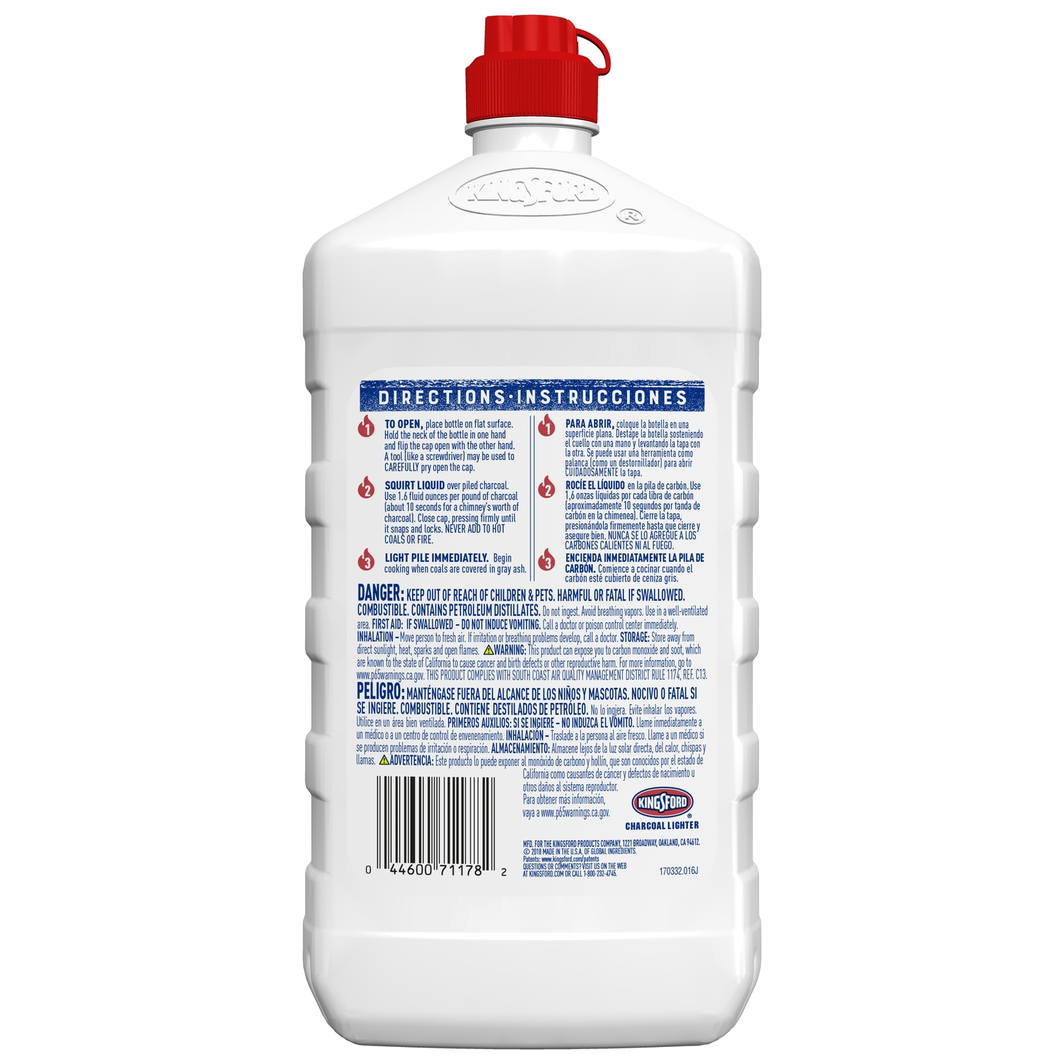 Kingsford Charcoal Lighter Fluid 64 oz
