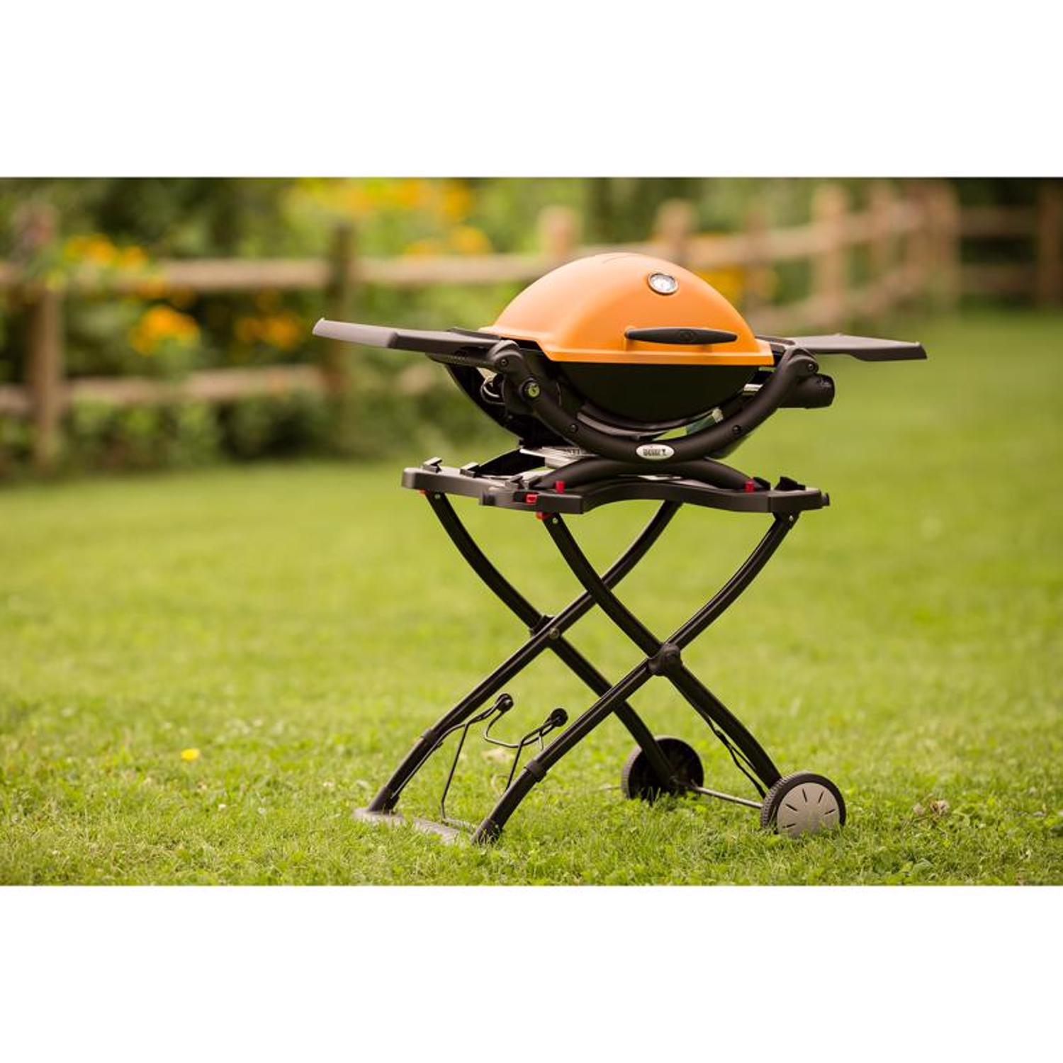 Weber Q1200 1 Burner Liquid Propane Grill Orange
