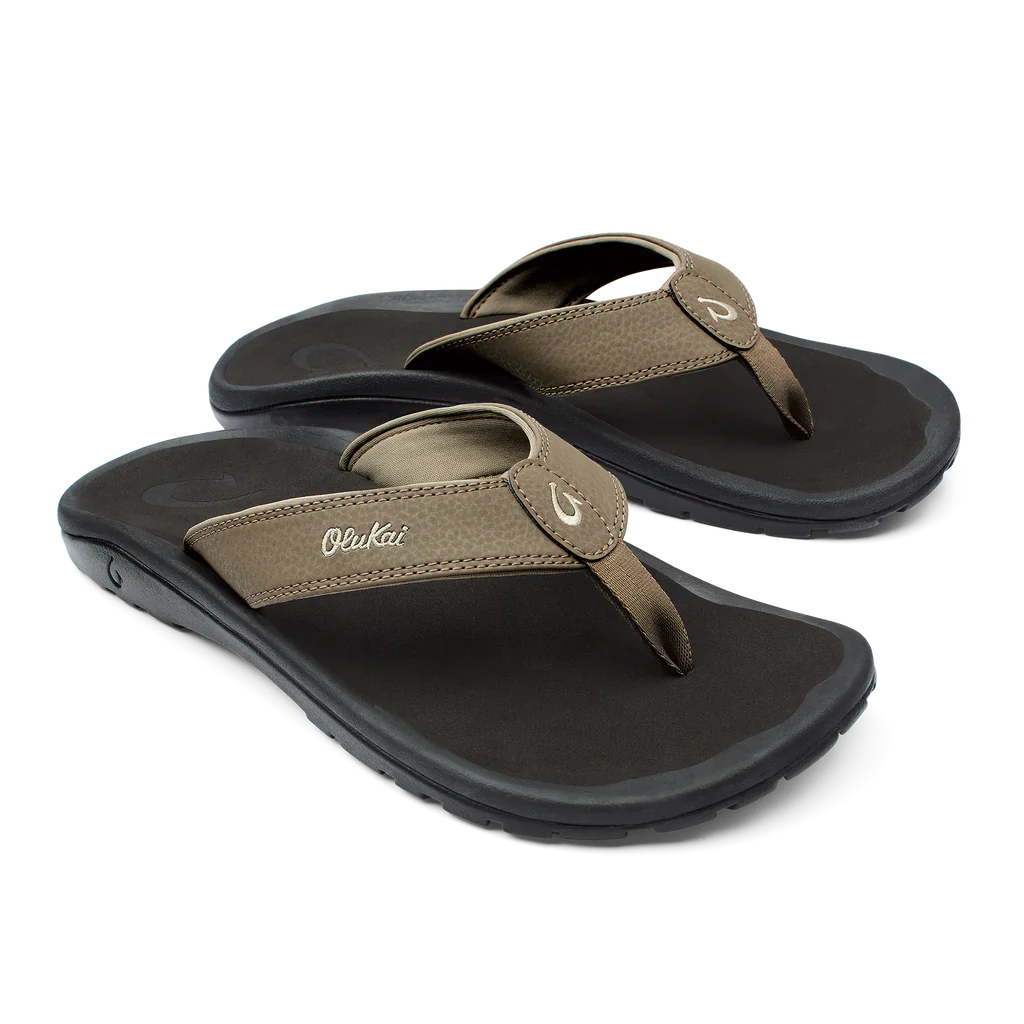 OluKai Men's 'Ohana Sandals - Clay/Onyx
