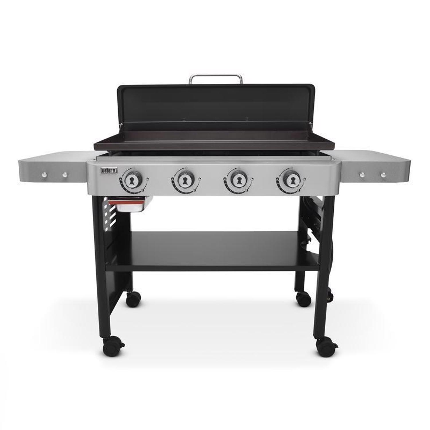 Weber 36 4 Burner Liquid Propane Outdoor Griddle Black