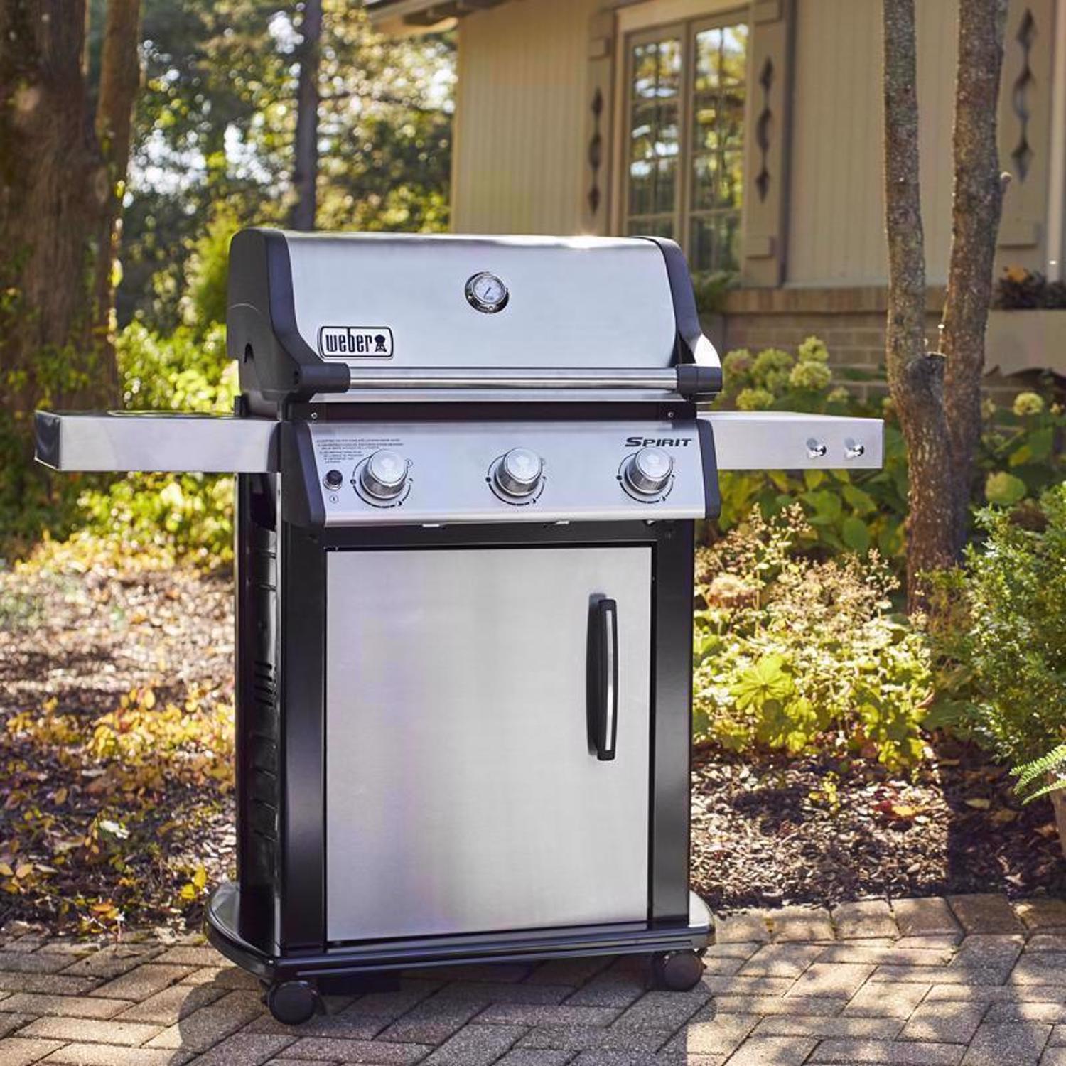 Weber Spirit S-315 3 Burner Natural Gas Grill Stainless Steel