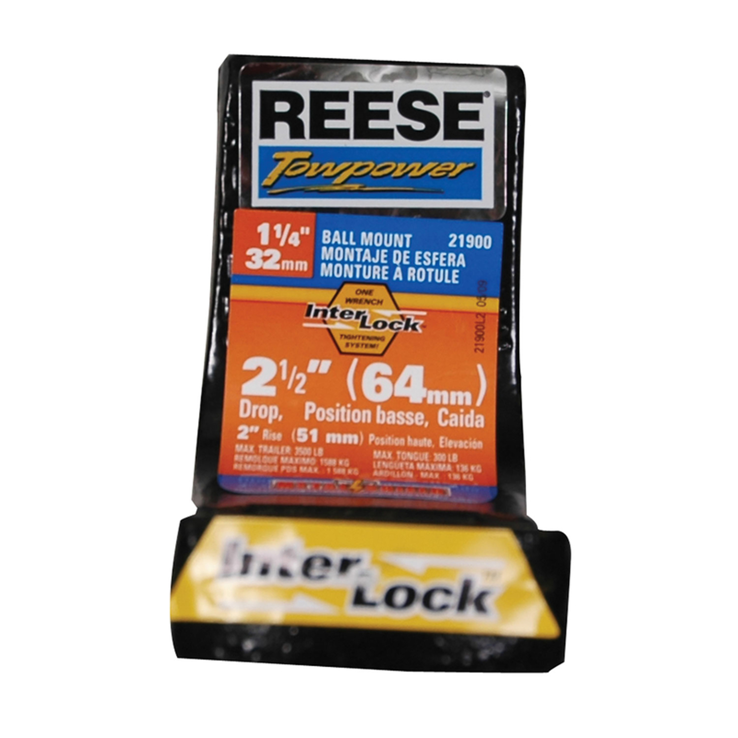 Reese Towpower 3500 lb. cap. 0.75 in. Ball Mount