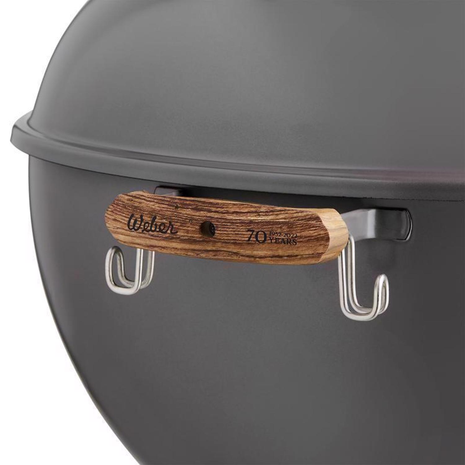 Weber 22 in. 70th Anniversary Kettle Charcoal Grill Hollywood Gray