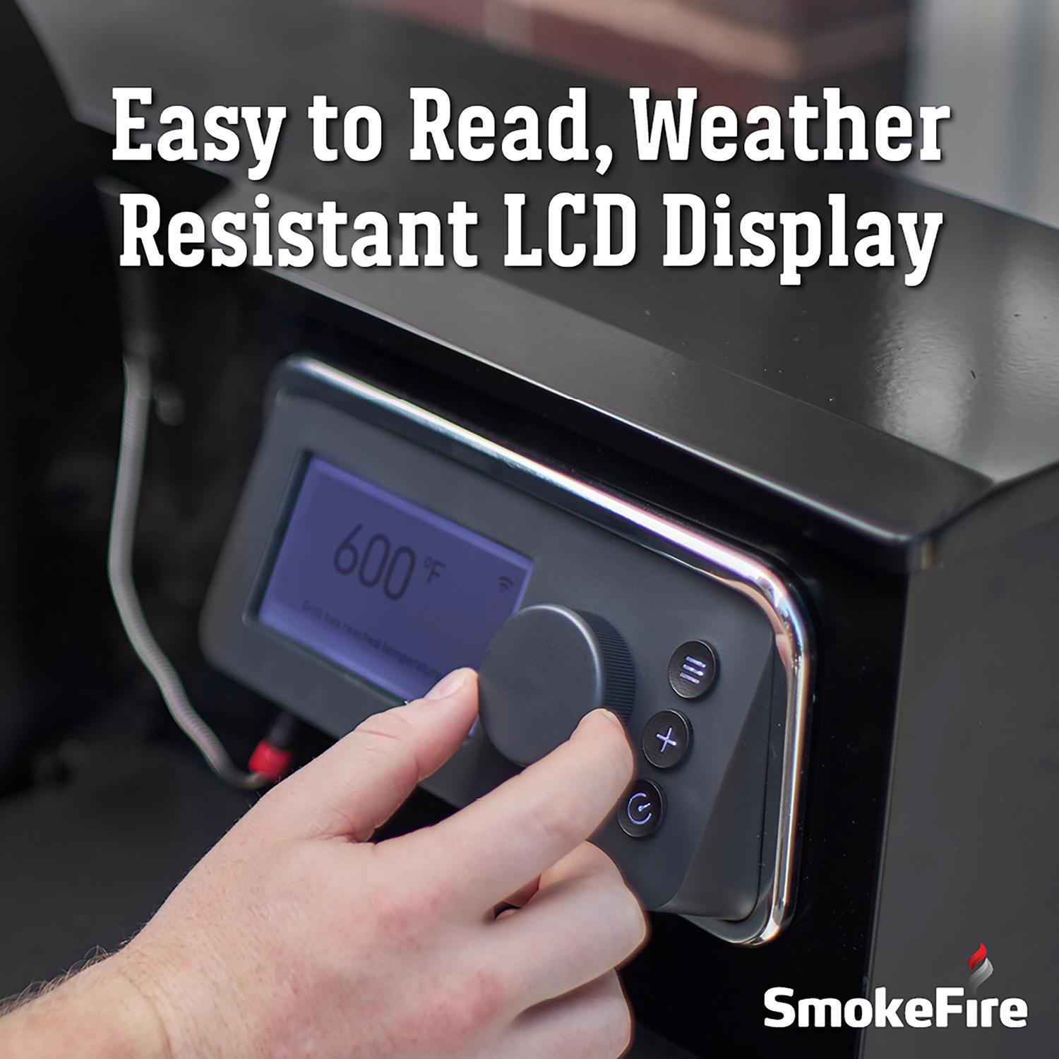 Weber SmokeFire EX4 2nd Gen Wood Pellet WiFi Grill Black