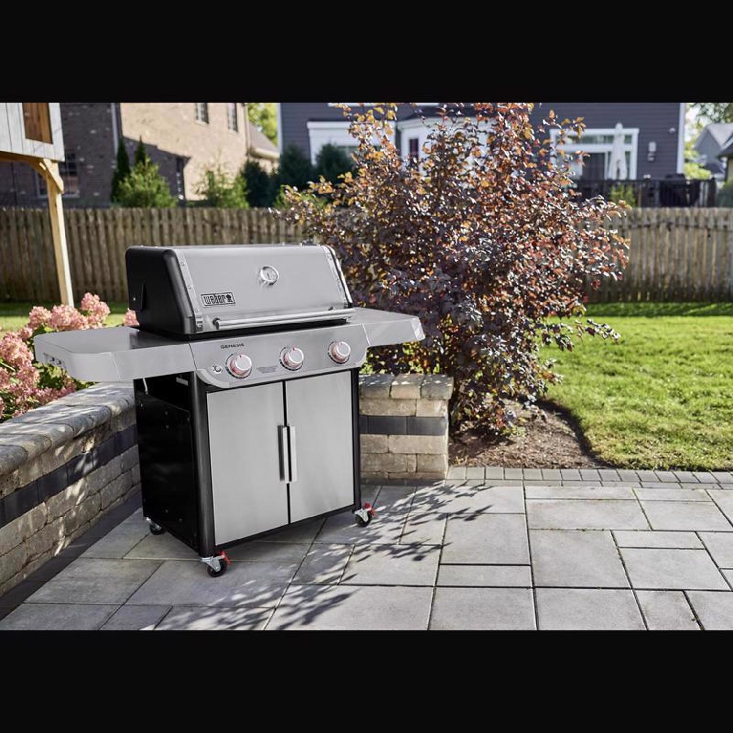 Weber Genesis S-315 3 Burner Natural Gas Grill Stainless Steel