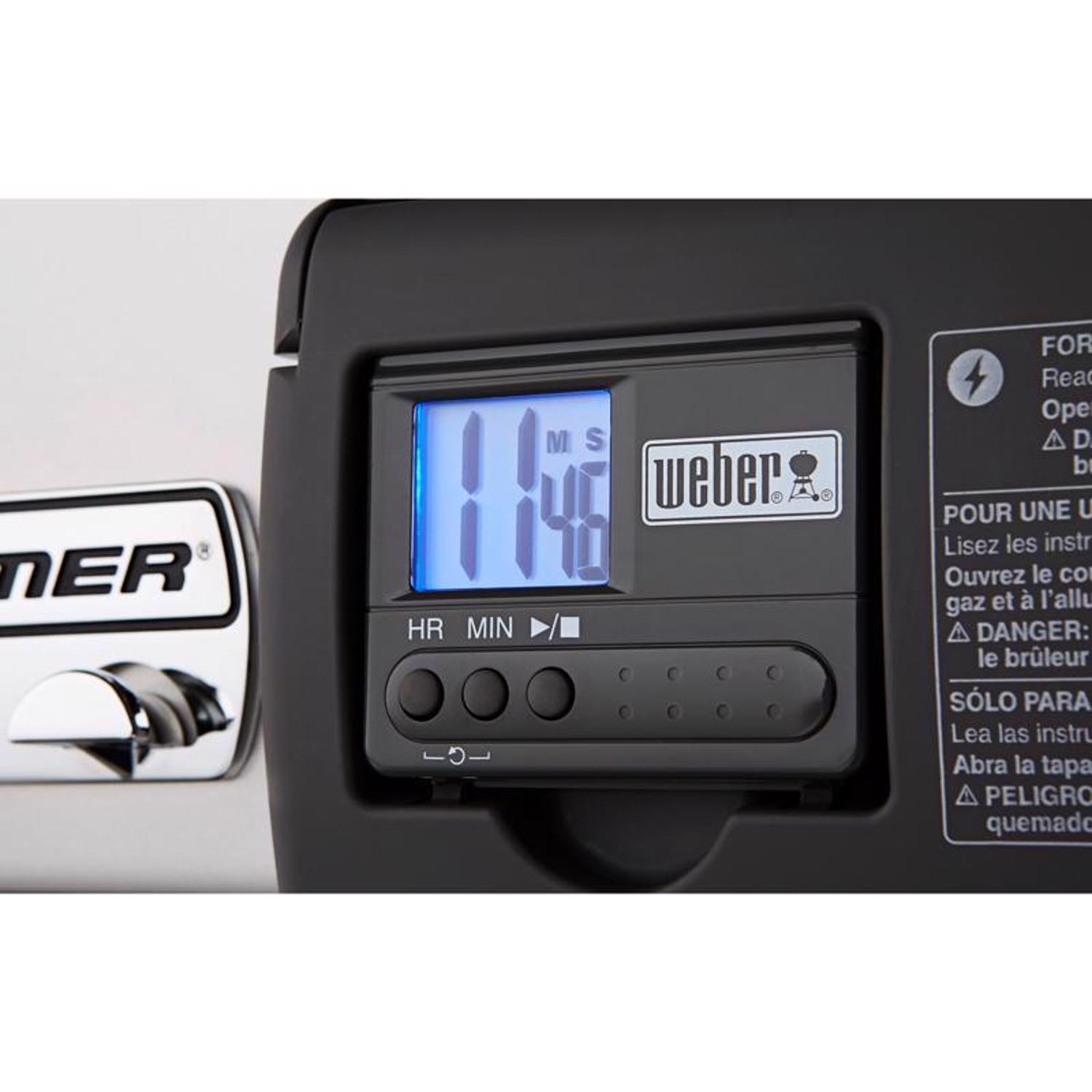 Weber 22 in. Performer Deluxe Charcoal Grill Crimson