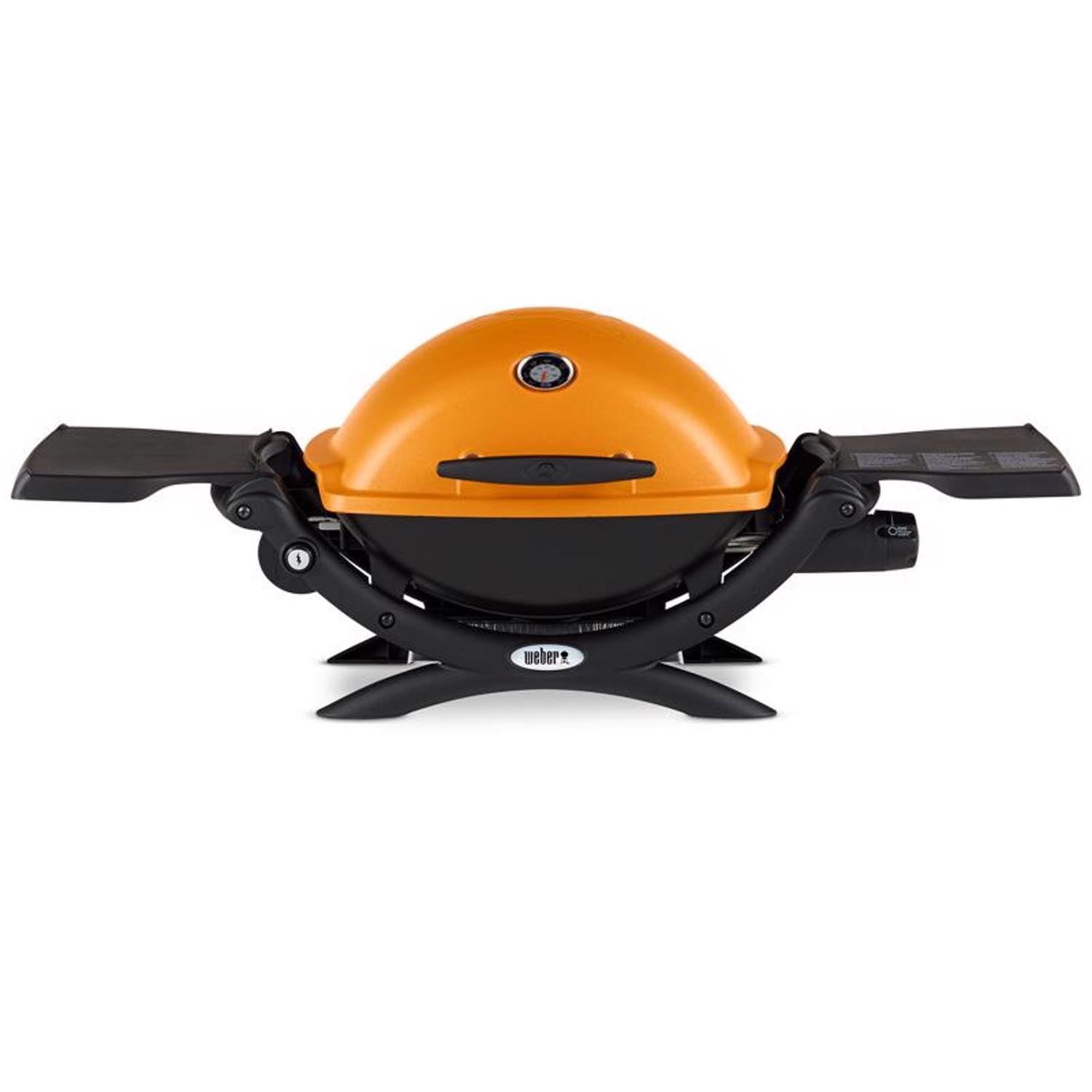 Weber Q1200 1 Burner Liquid Propane Grill Orange