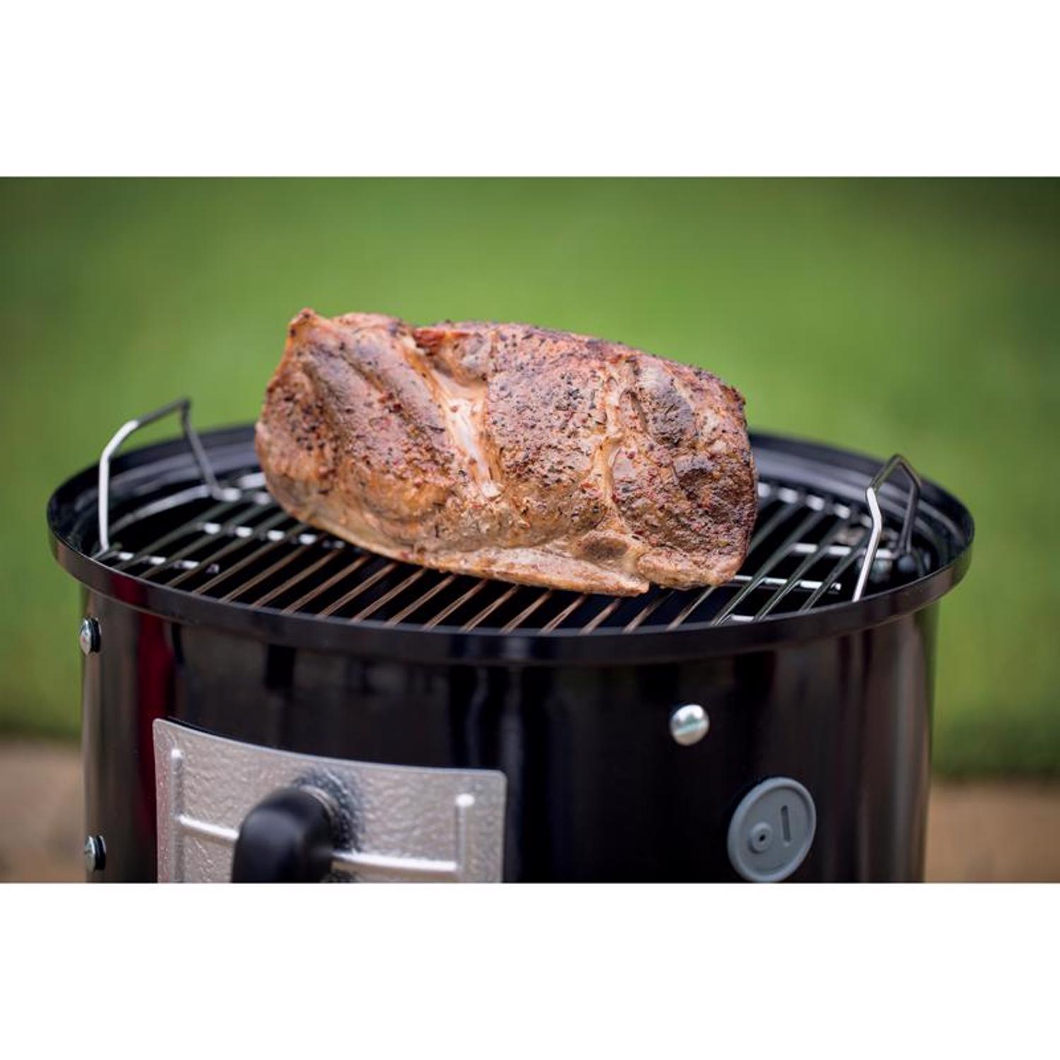 Weber Smokey Mountain Charcoal/Wood Bullet Smoker Black