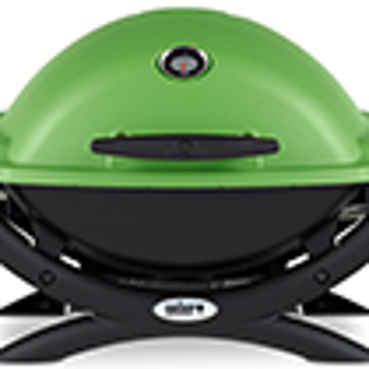 Weber Q1200 1 Burner Liquid Propane Grill Green