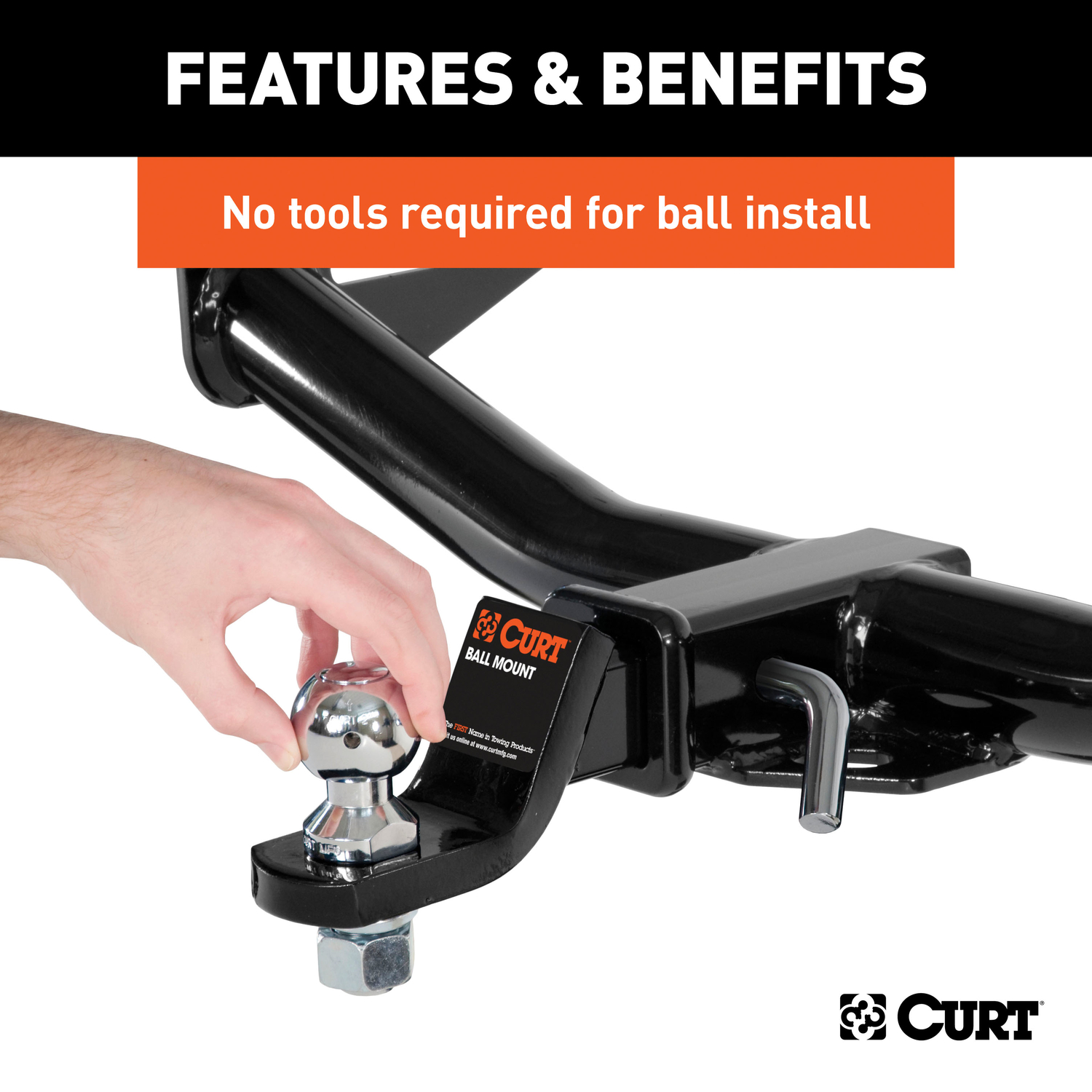 CURT 8000 lb. cap. 2-5/16 Hitch Ball Set