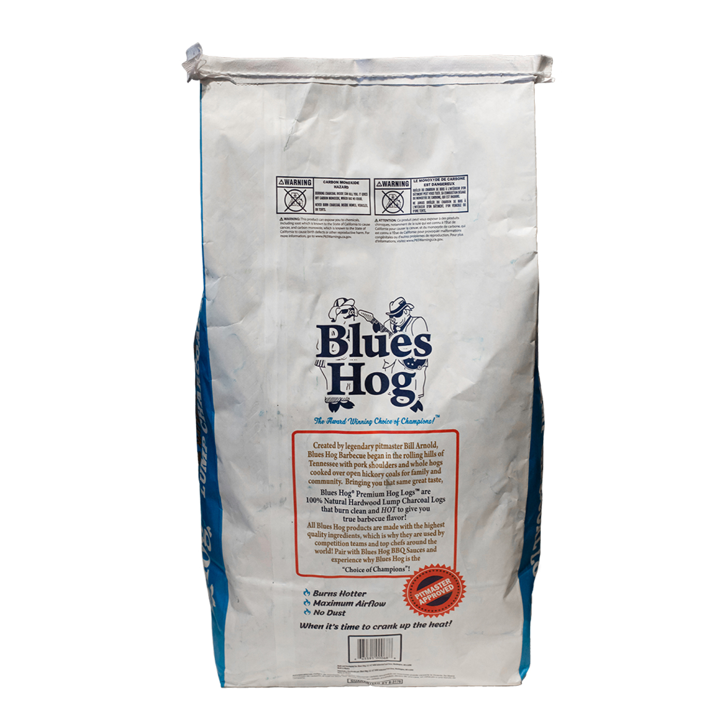 Blues Hog Hog Logs All Natural Hardwood Lump Charcoal 15.4 lb