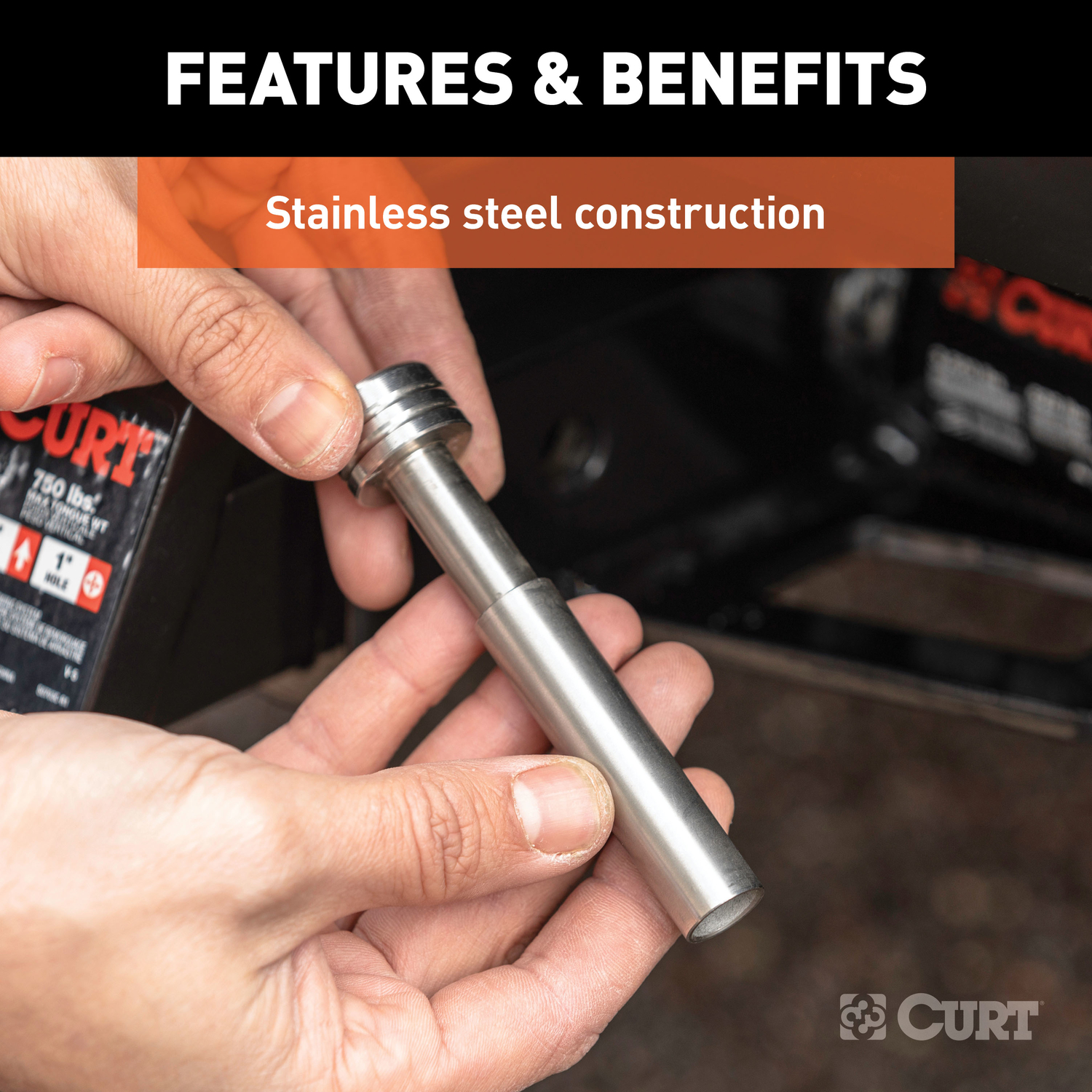 CURT Locking Hitch Pin