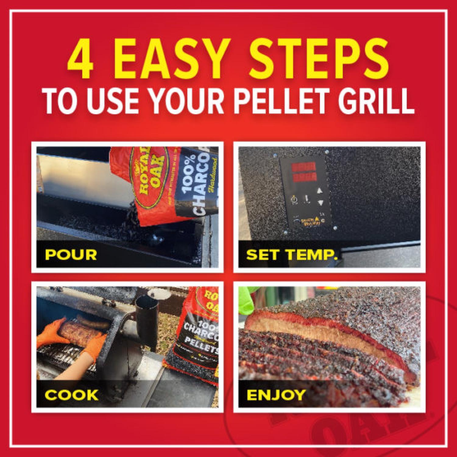 Royal Oak Hardwood Charcoal Pellets 20 lb