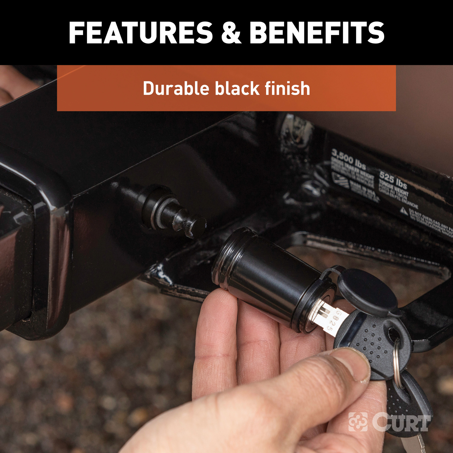 CURT Locking Hitch Pin