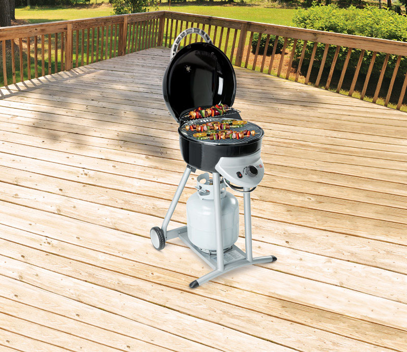 Char-Broil Patio Bistro 1 Burner Liquid Propane Grill Black
