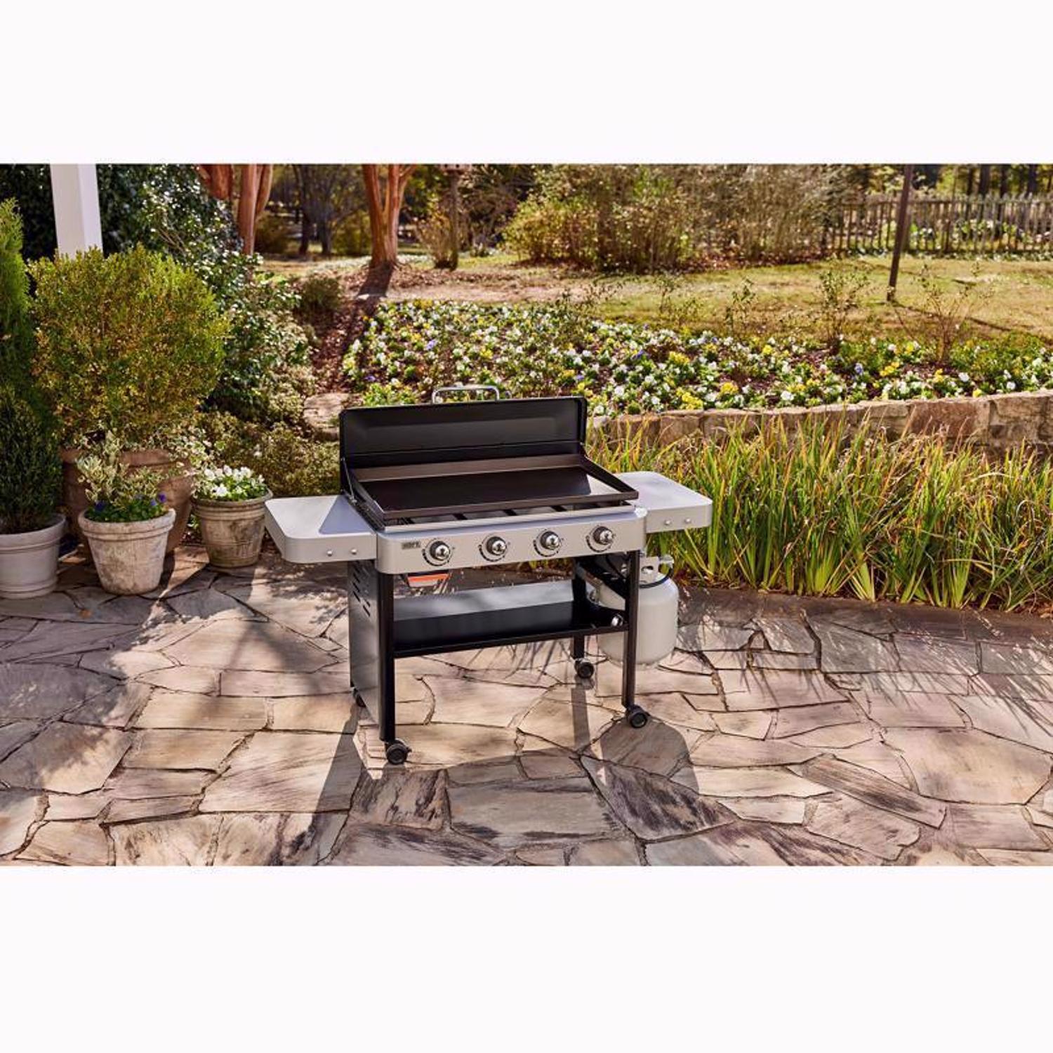 Weber 36 4 Burner Liquid Propane Outdoor Griddle Black