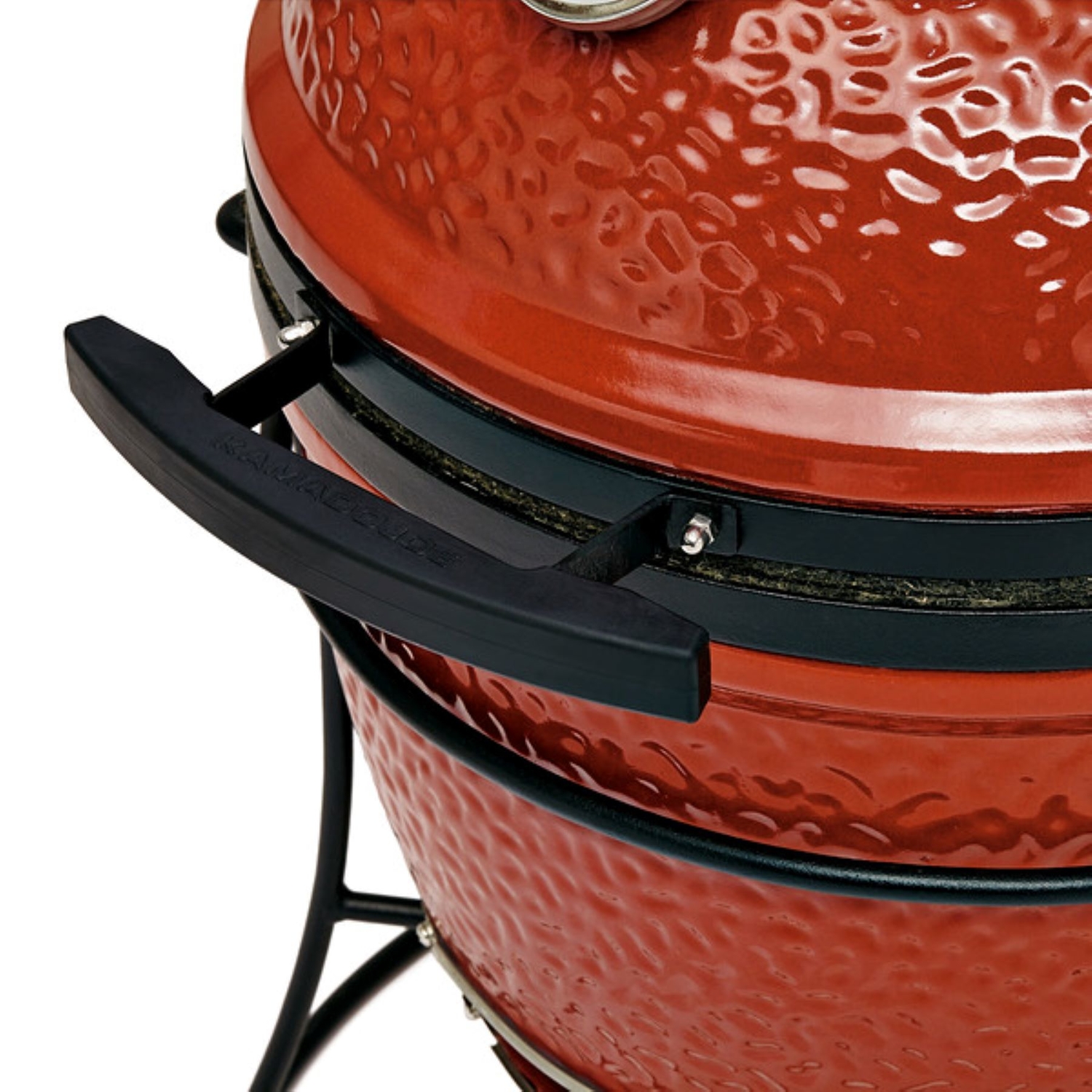 Kamado Joe 13.5 in. Joe Jr. Charcoal Kamado Grill and Smoker Red