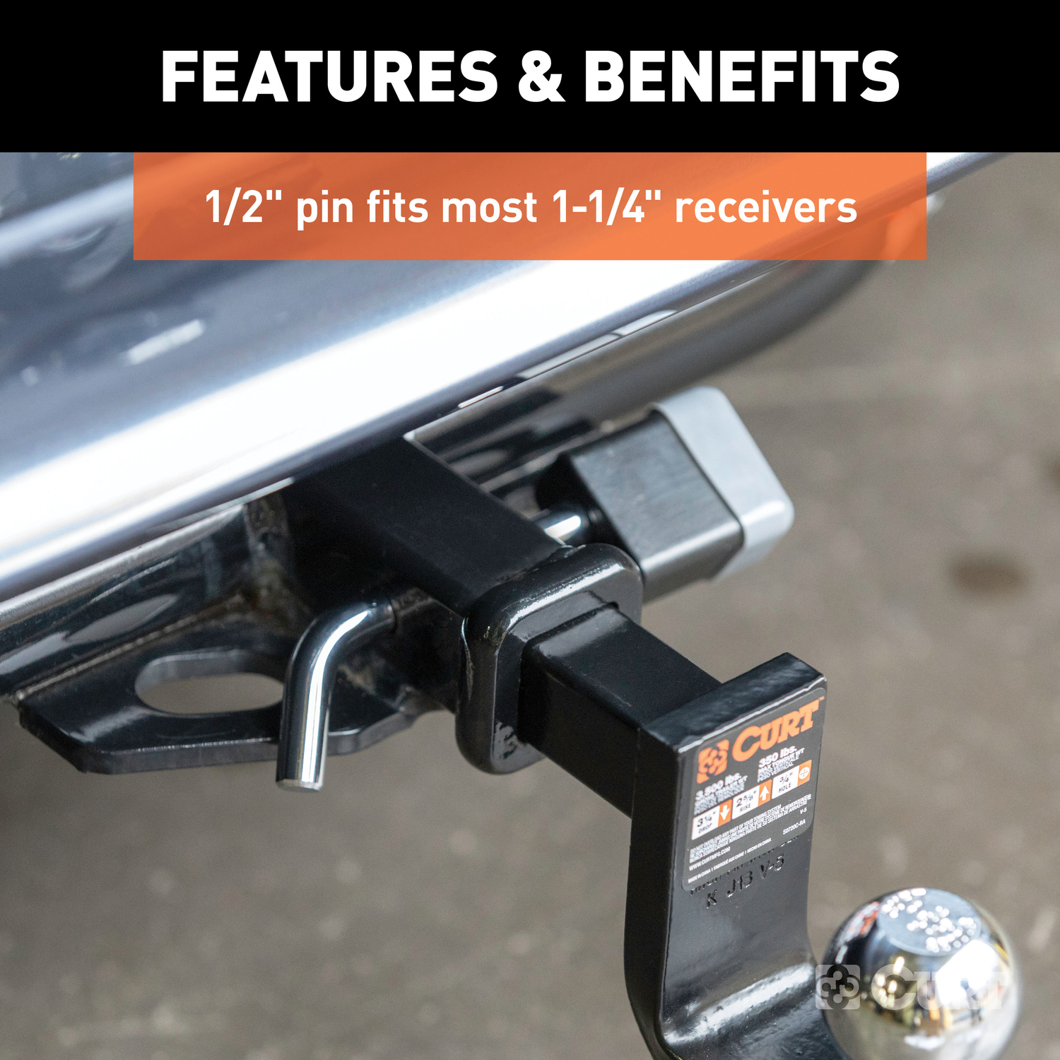 CURT Locking Hitch Pin