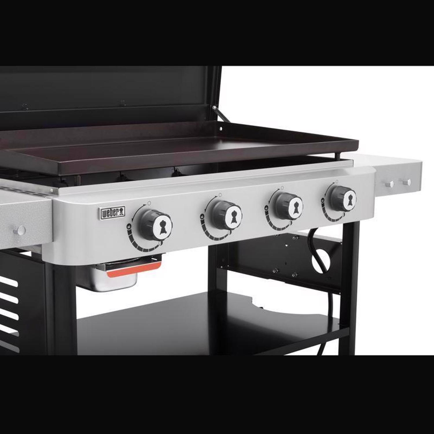 Weber 36 4 Burner Liquid Propane Outdoor Griddle Black