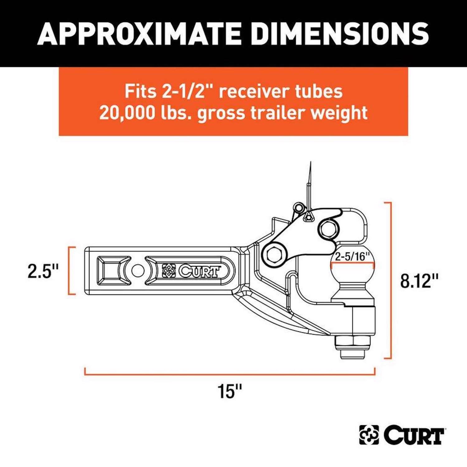 Curt Pintle Ball and Hook