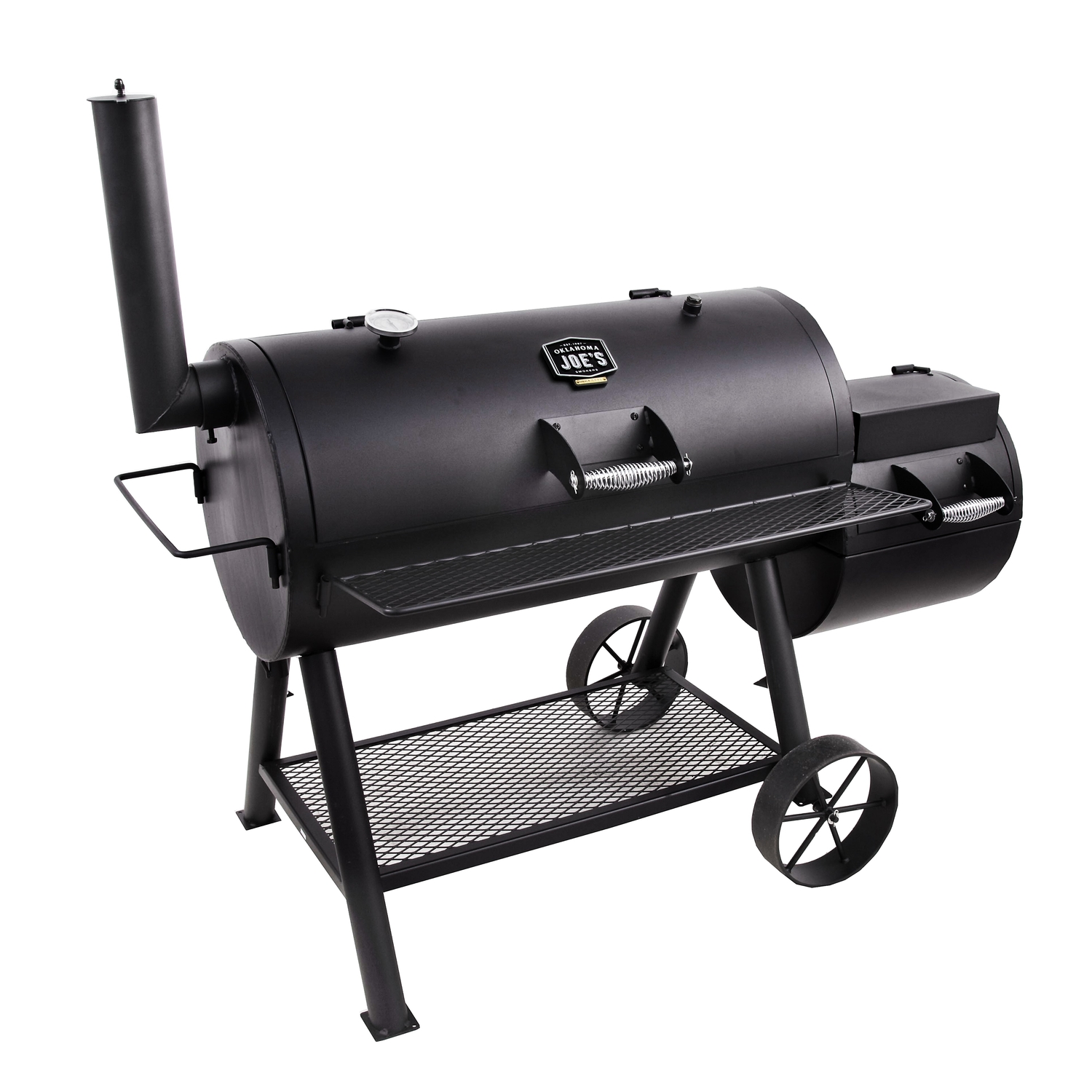 Oklahoma Joe's Longhorn Charcoal/Wood Offset Smoker Black