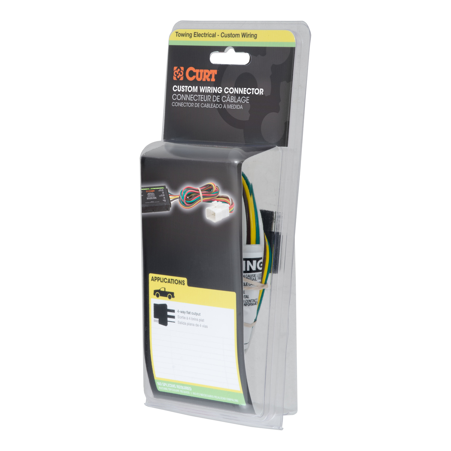 CURT 4 Flat Wiring Harness Connector