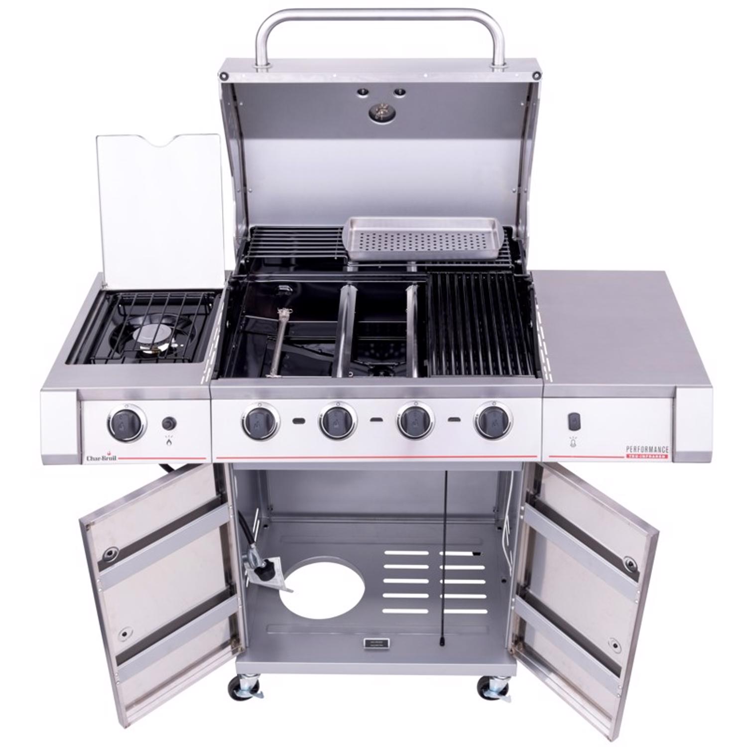 Char-Broil Performance Series 4 Burner Liquid Propane Grill Stainless Steel