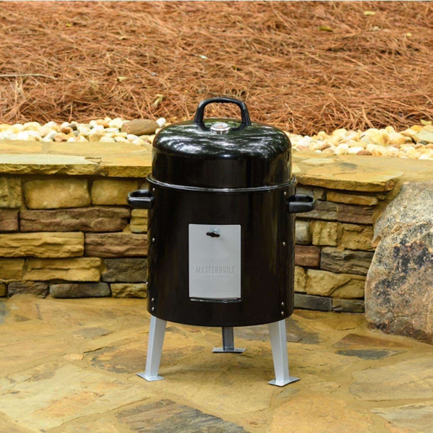 Masterbuilt John McLemore Signature Series Charcoal Bullet Smoker Black