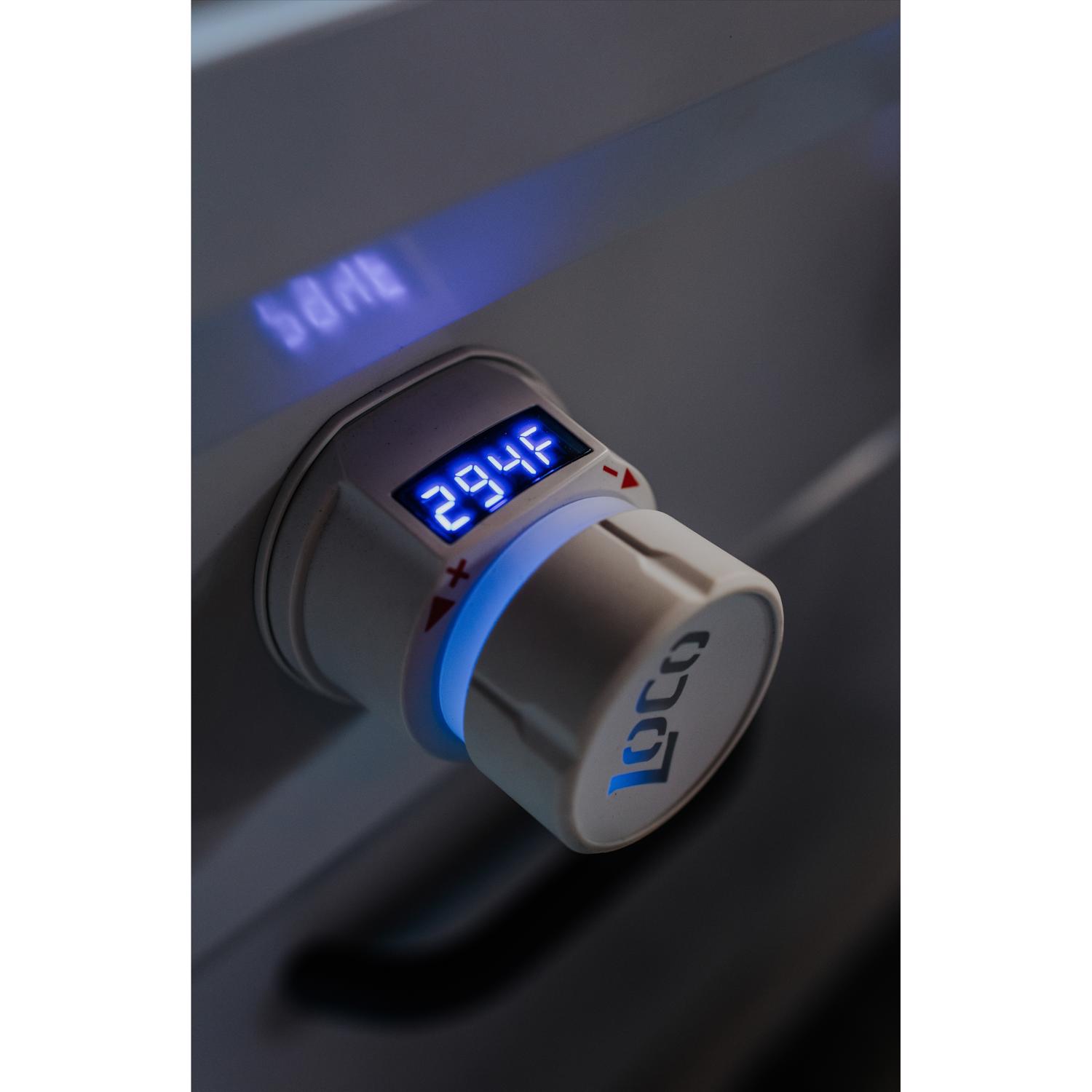 LoCo 2 Burner Liquid Propane Outdoor Griddle with Hood Gray