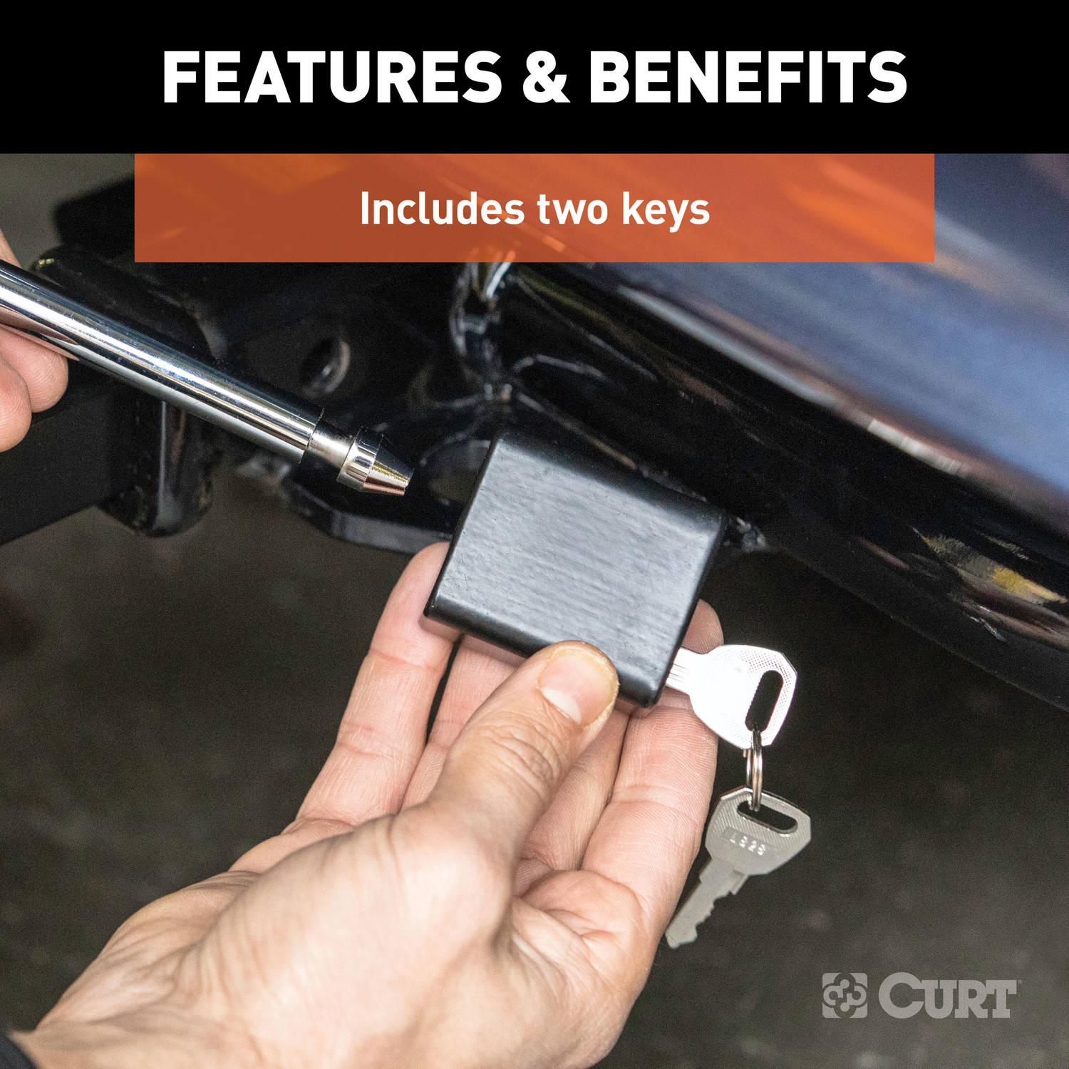 CURT Locking Hitch Pin