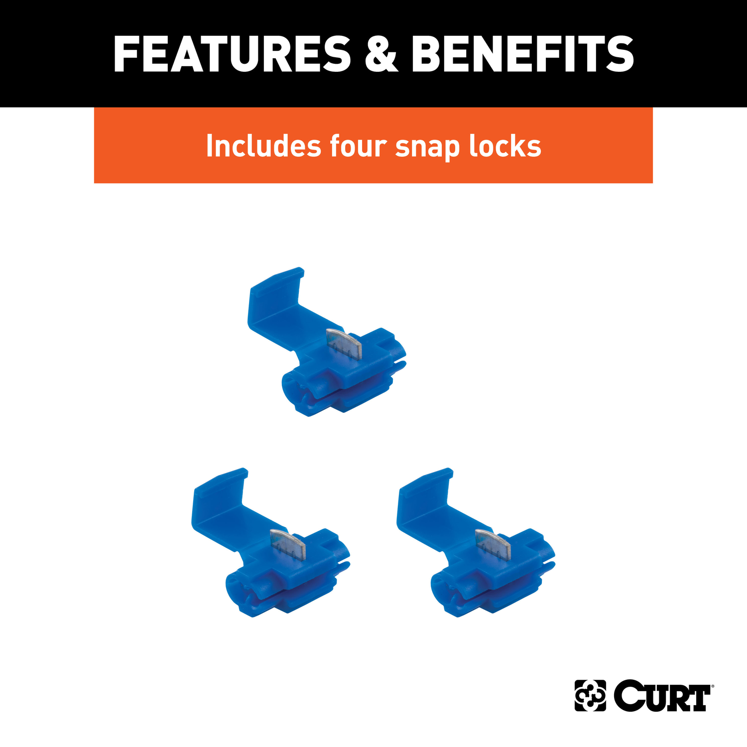 CURT 4 Flat Connector Socket 60 in.