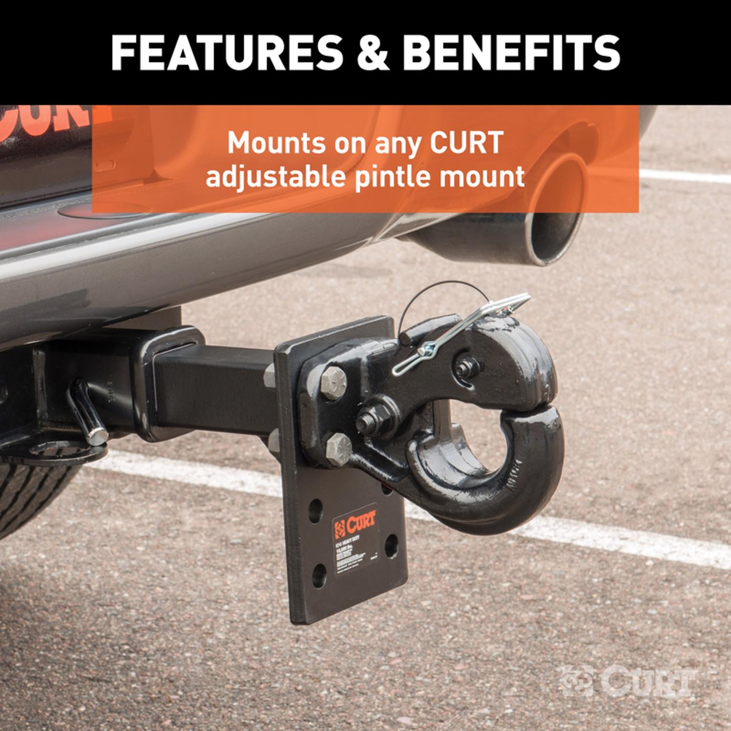 CURT 20000 lb. cap. Pintle Hook