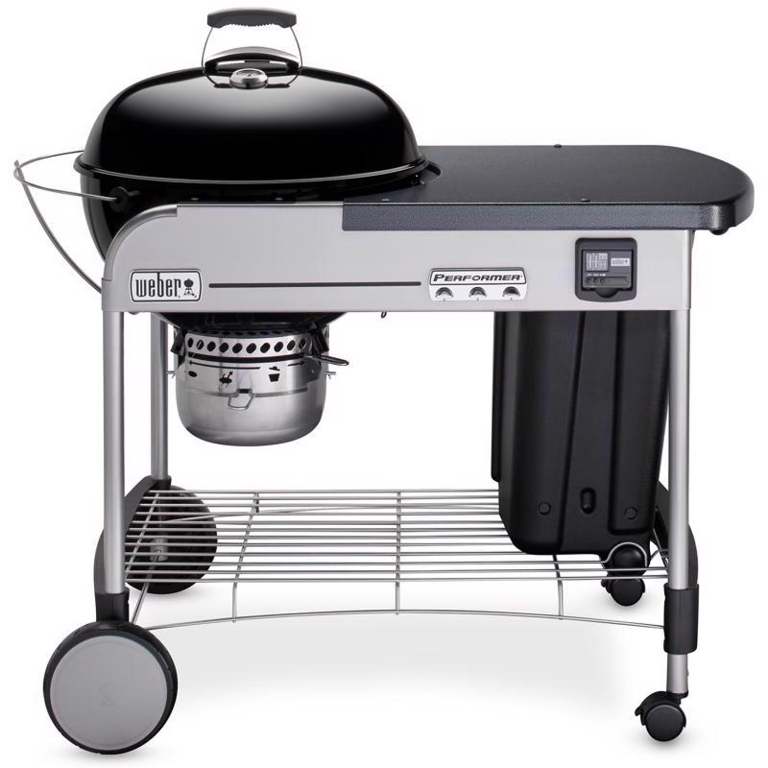 Weber 22 in. Performer Premium Charcoal Grill Black