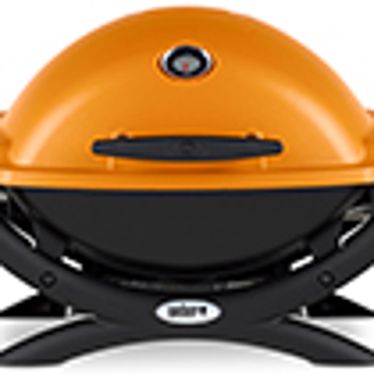 Weber Q1200 1 Burner Liquid Propane Grill Orange