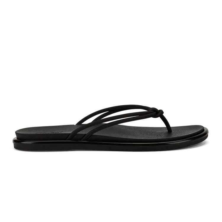 Olukai 'Aka Women's Sandals- Black on Black