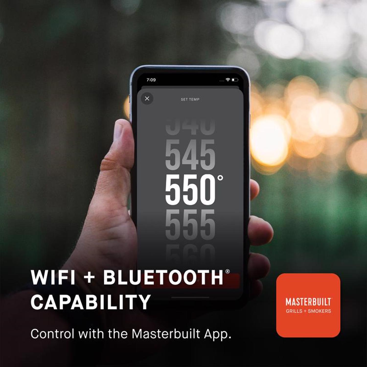 Masterbuilt 24 in. Gravity Series 560 Charcoal Grill and Smoker Black