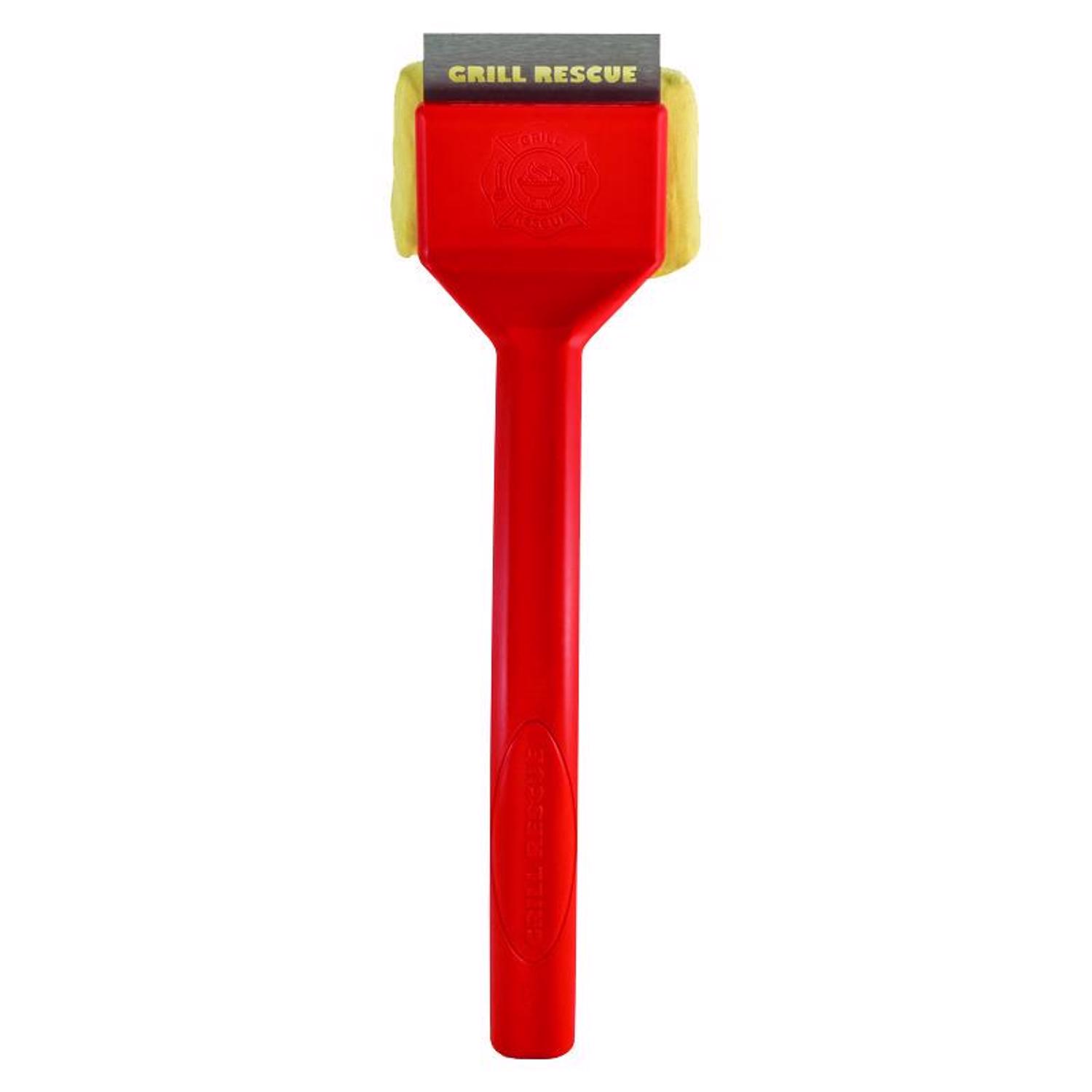 Grill Rescue Grill Brush with Scraper 1 in. H X 15 in. L X 5.5 in. W 1 pk