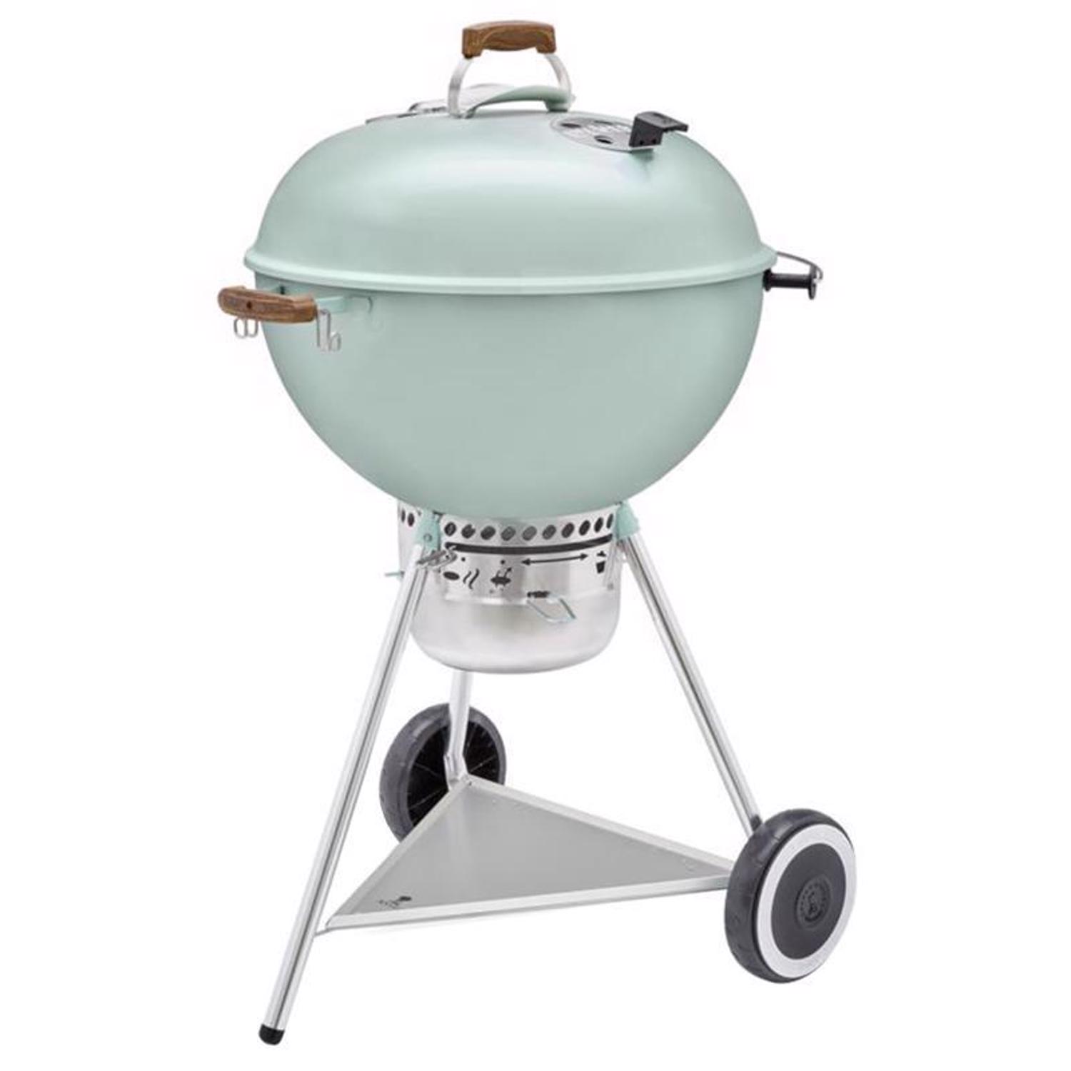 Weber 22 in. 70th Anniversary Kettle Charcoal Grill Rock N Roll Blue