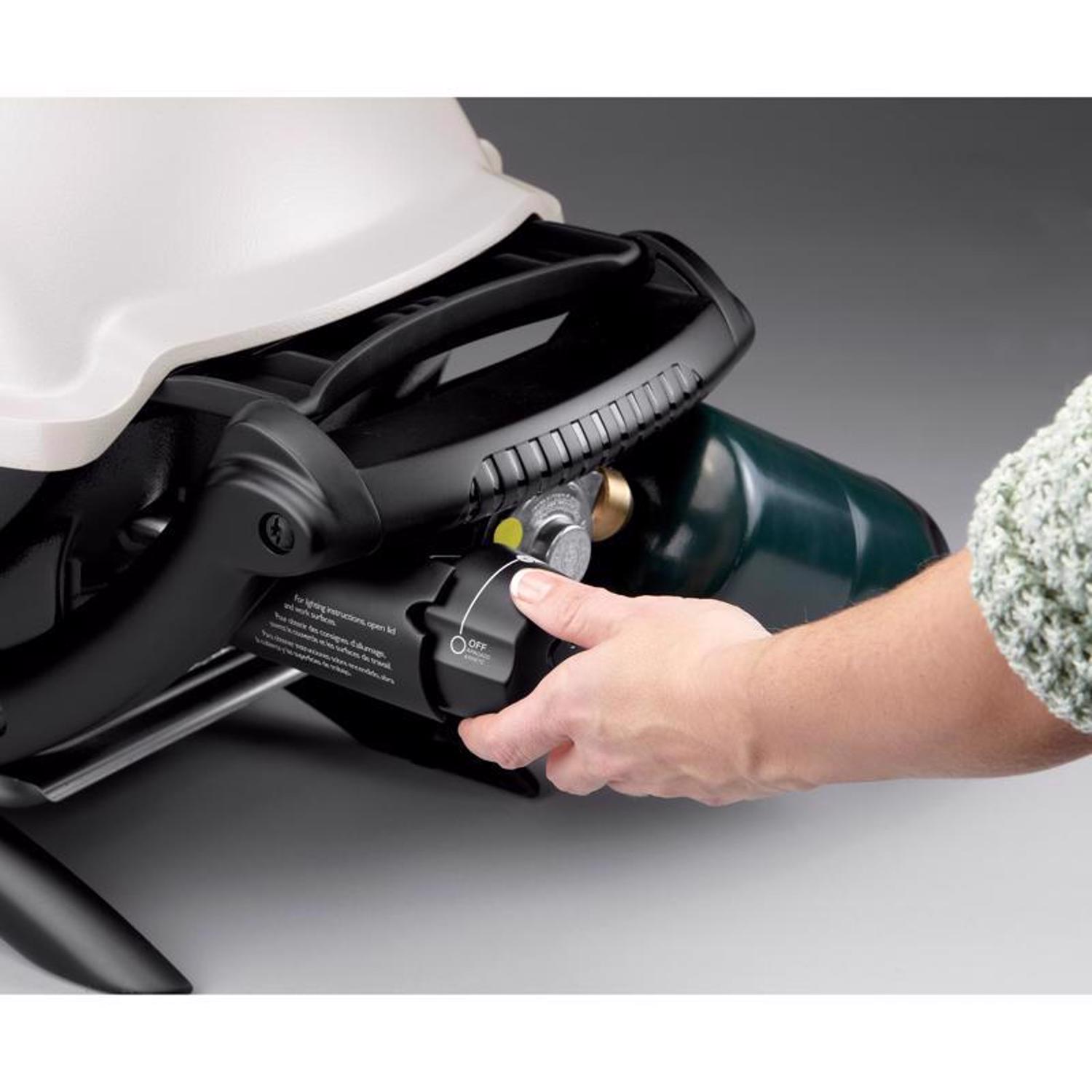 Weber Q2000 1 Burner Liquid Propane Grill Titanium