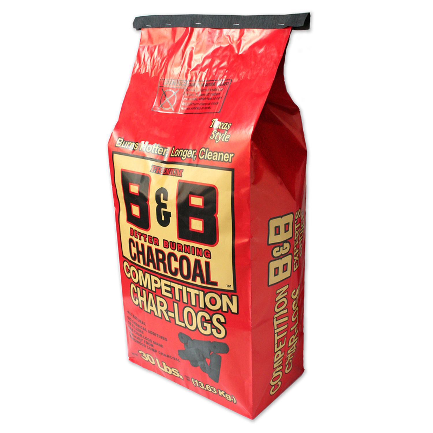 B&B Charcoal All Natural Char-Logs 30 lb
