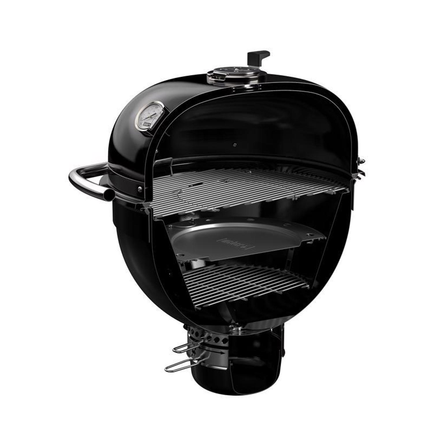 Weber 24 in. Summit E6 Charcoal Kamado Grill and Smoker Black