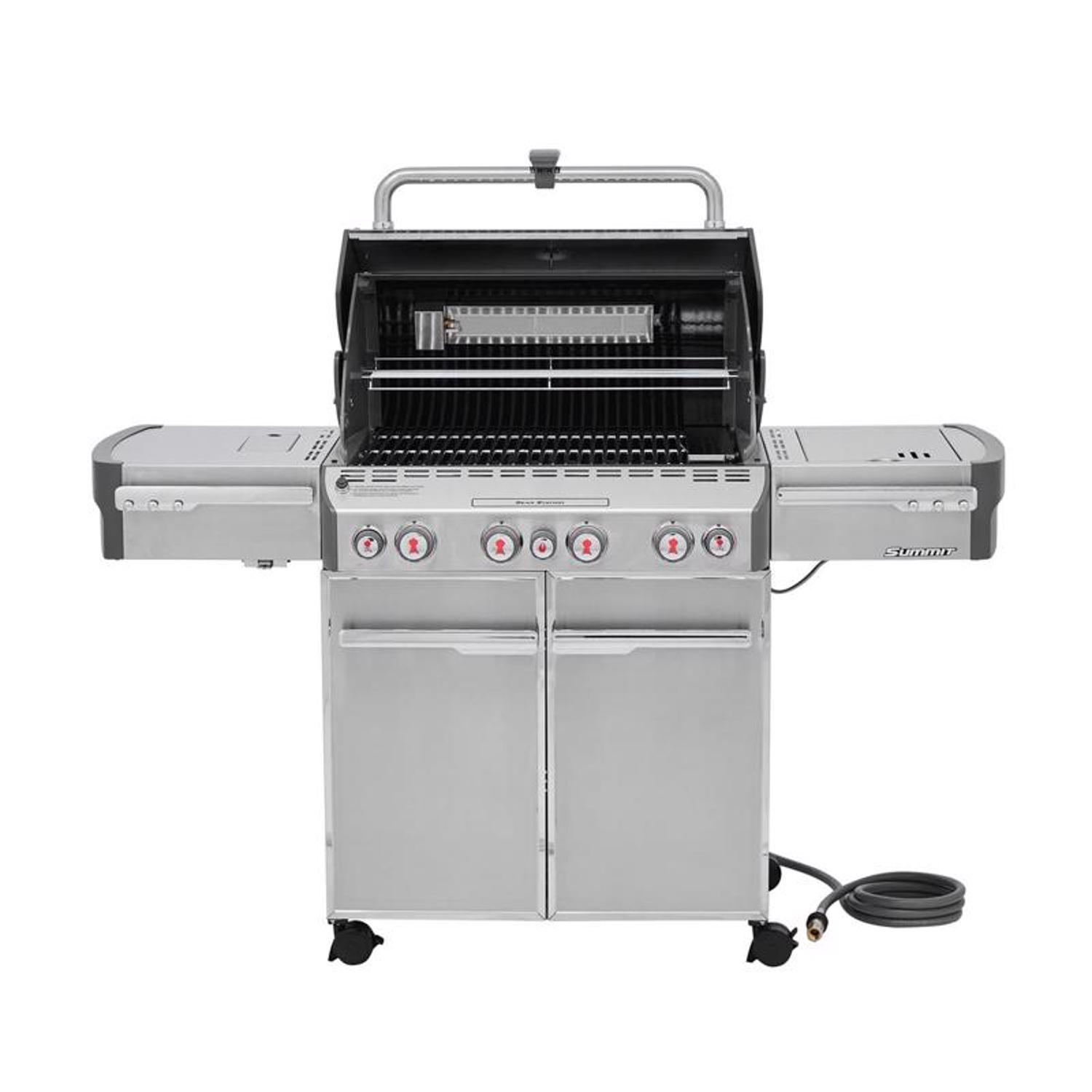 Weber Summit S-470 4 Burner Natural Gas Grill Stainless Steel