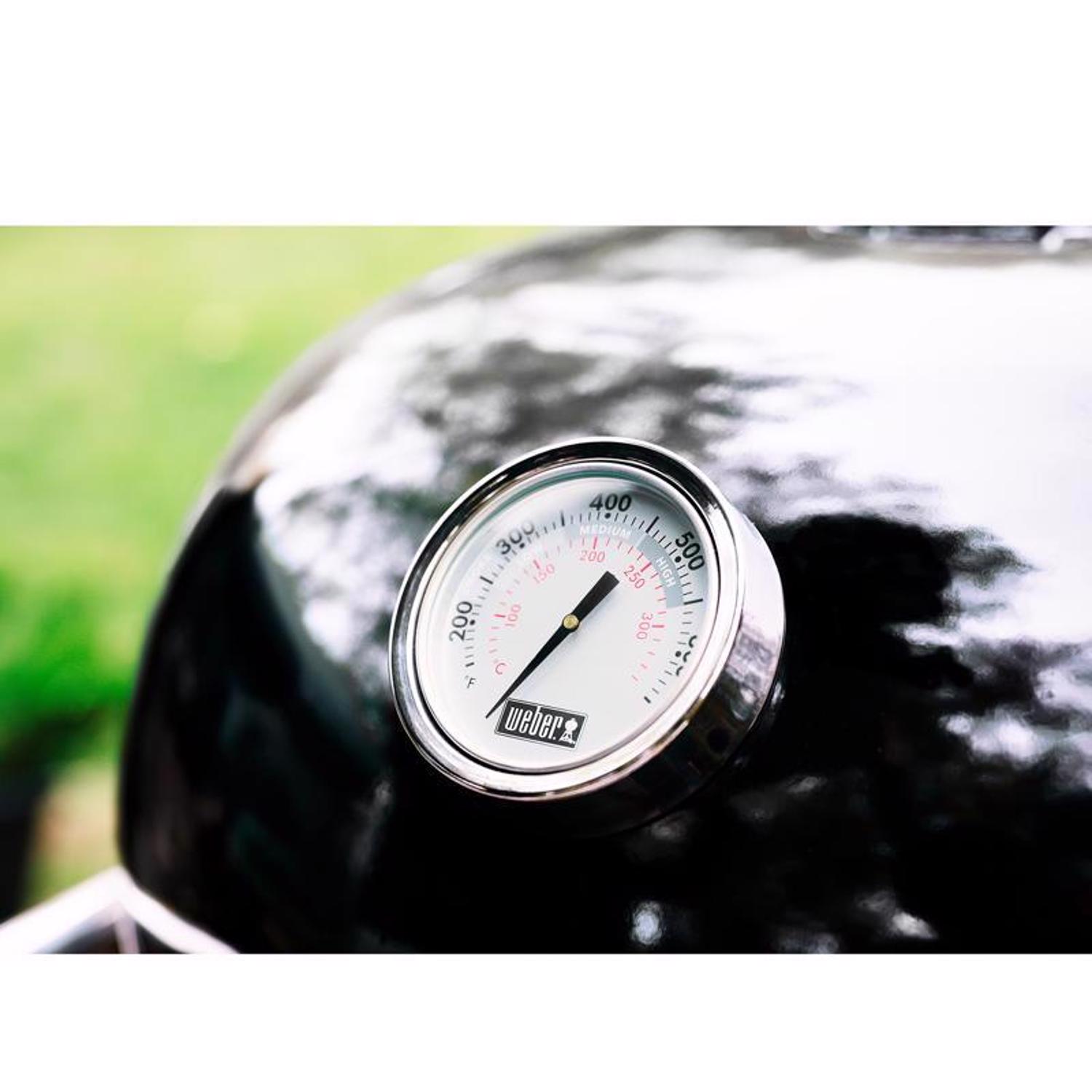 Weber 24 in. Summit E6 Charcoal Kamado Grill and Smoker Black