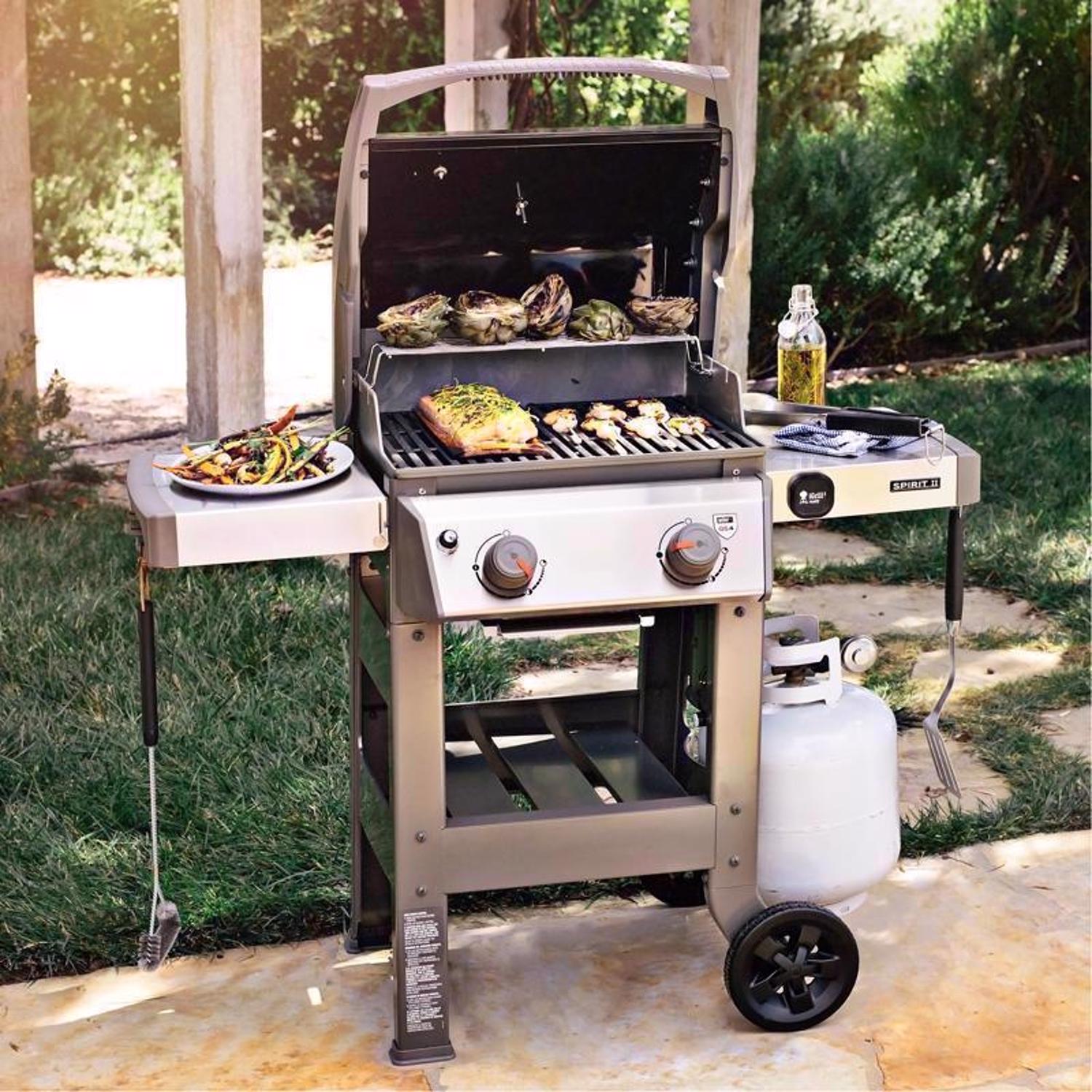 Weber Spirit II E-210 2 Burner Liquid Propane Grill Black